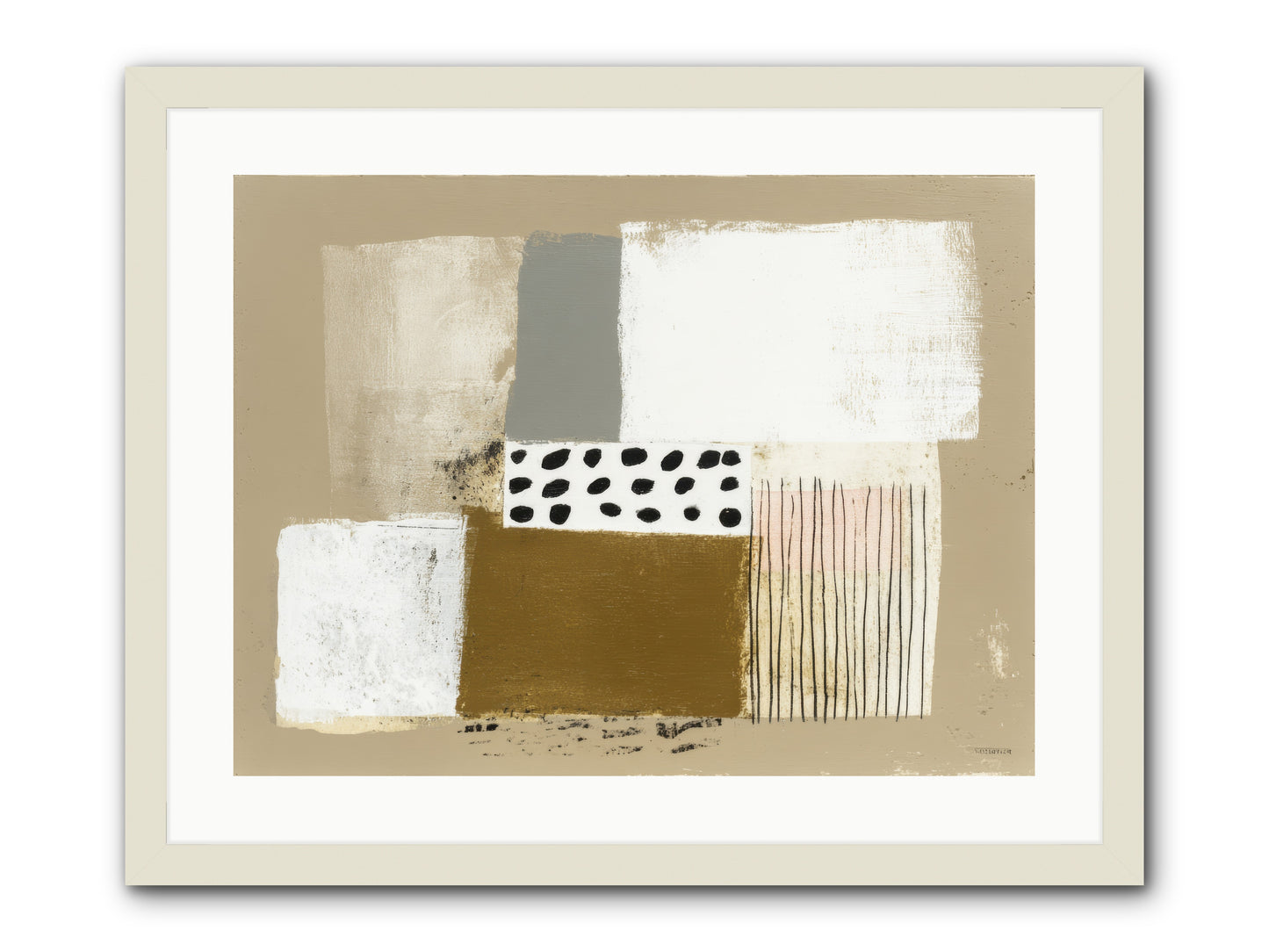 Birch Wisp -- Framed Print - White 24x18