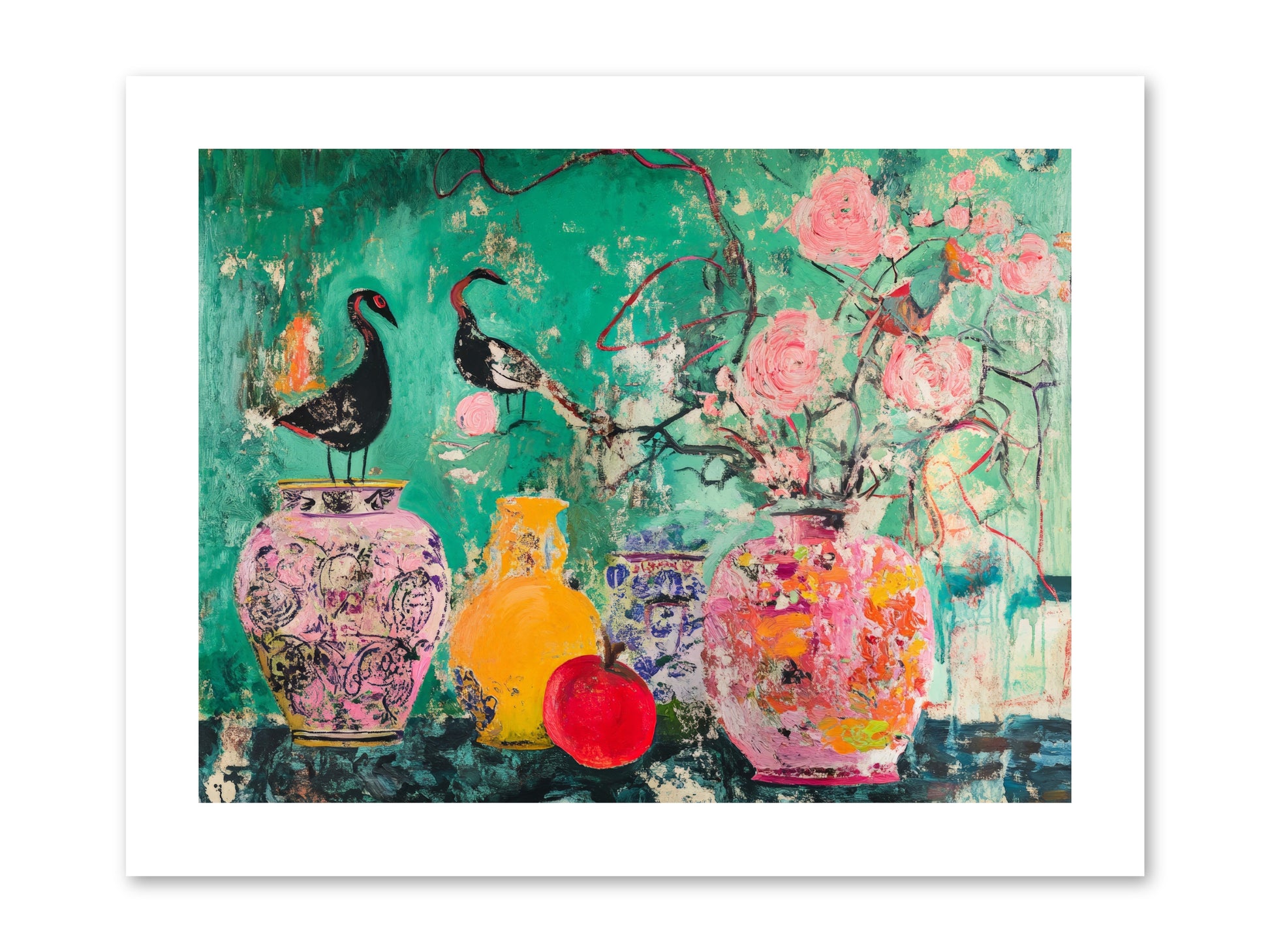 Bird Song Still -- Paper Print 12x9