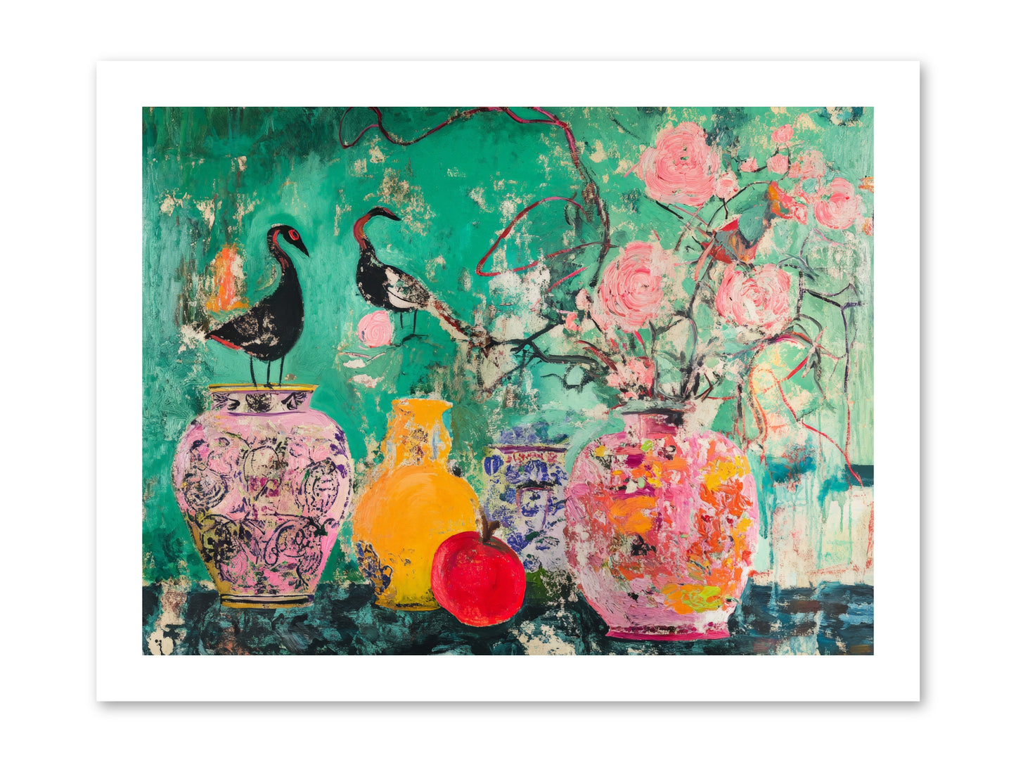 Bird Song Still -- Paper Print 16x12