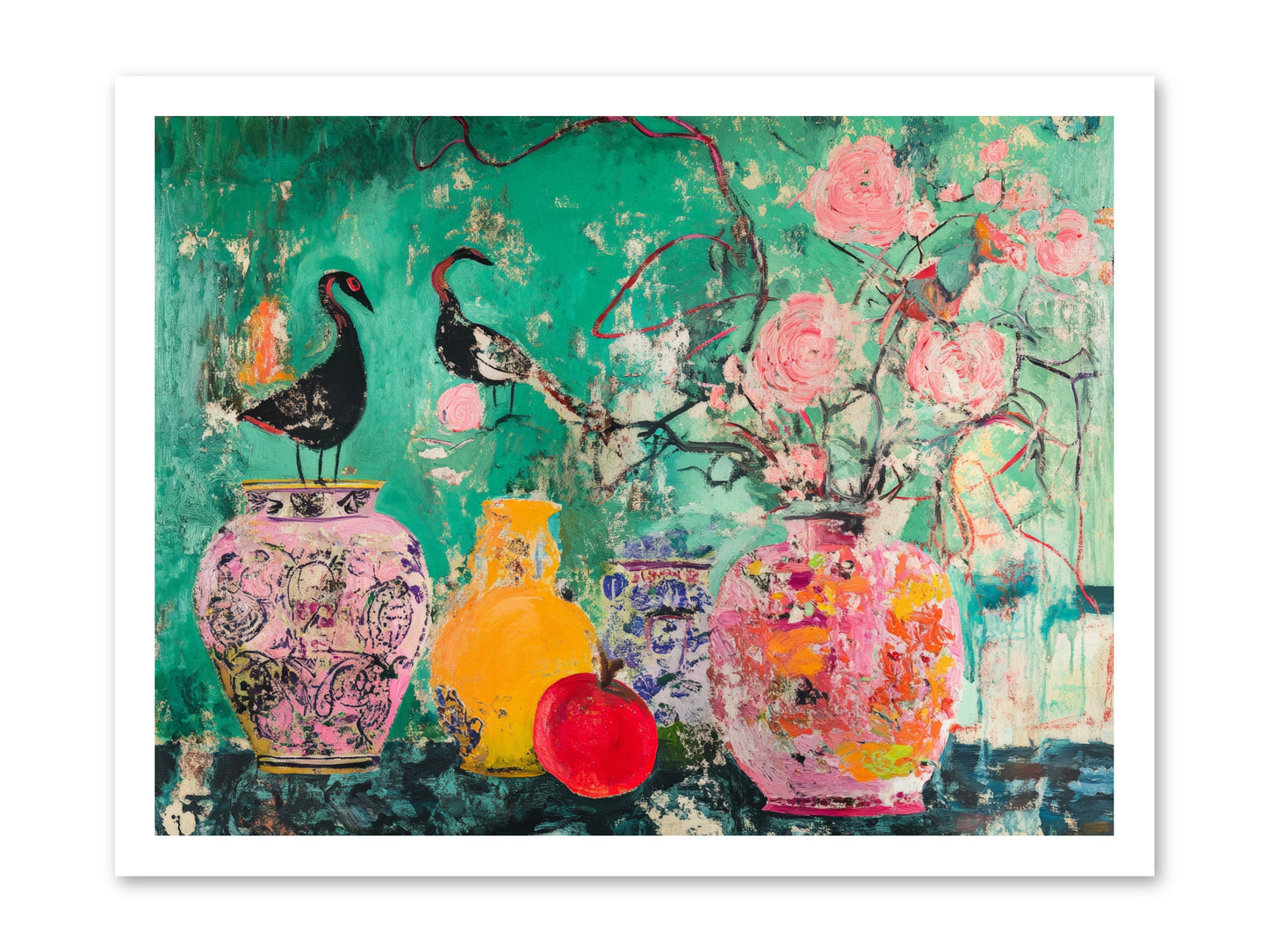 Bird Song Still -- Loose Canvas Print 24x18