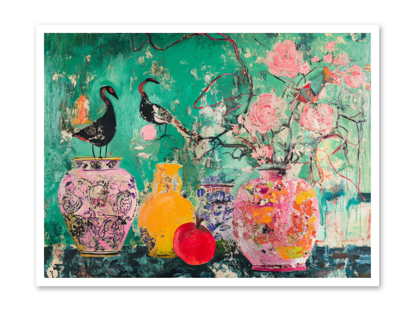 Bird Song Still -- Loose Canvas Print 40x30