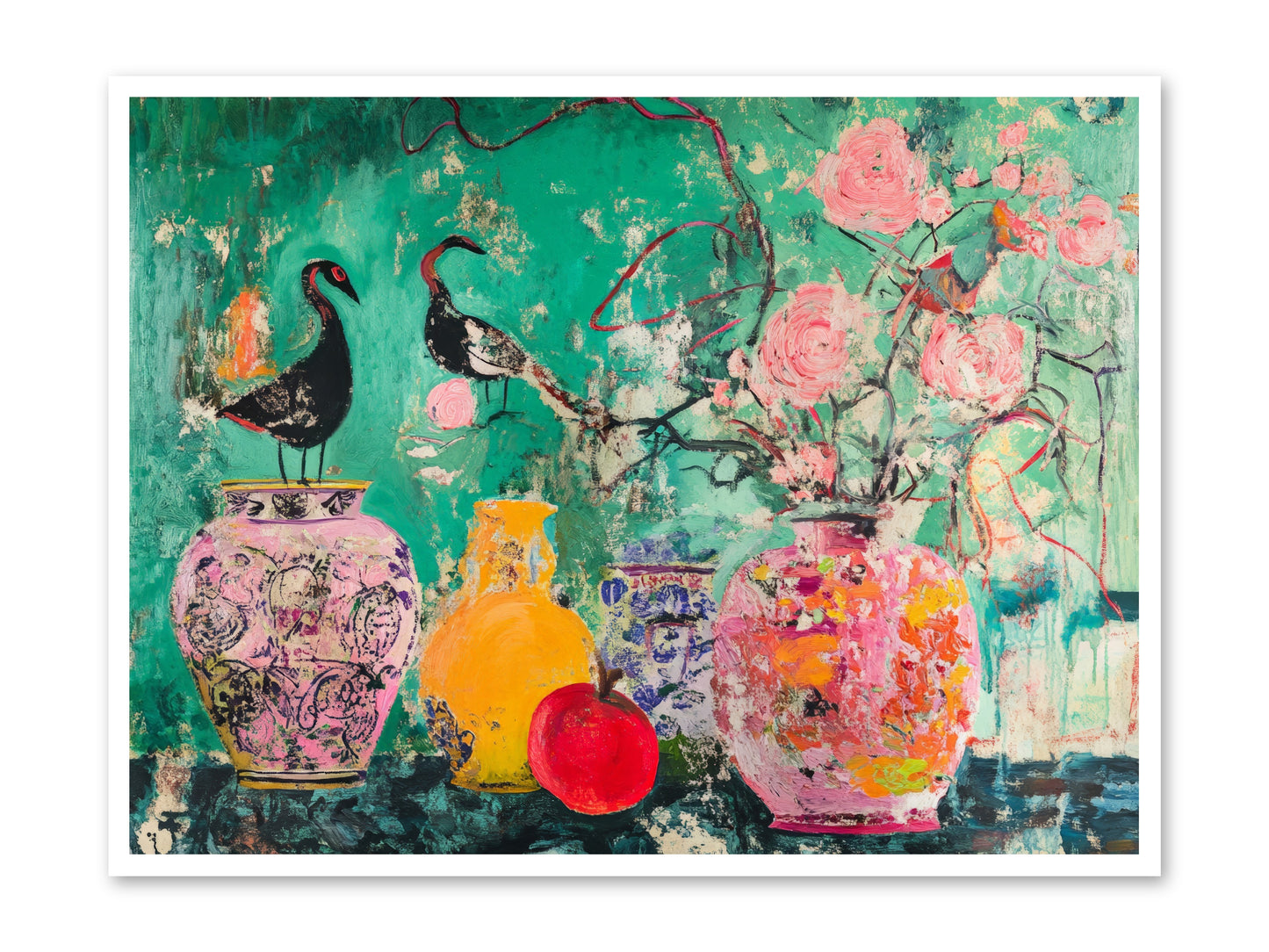 Bird Song Still -- Loose Canvas Print 48x36