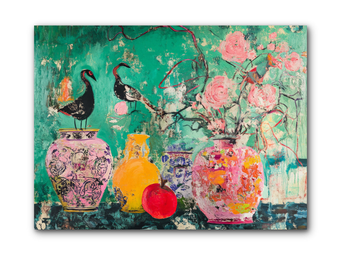 Bird Song Still -- Wrapped Canvas 12x9