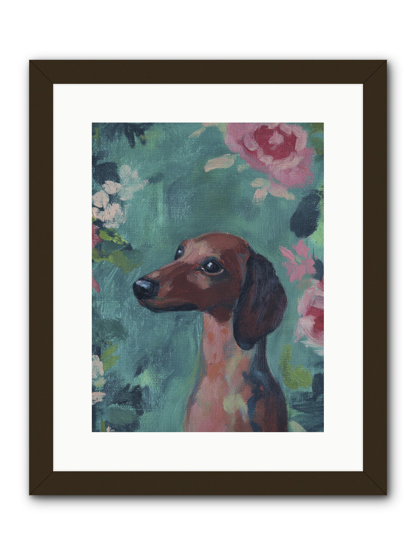 Biscotti -- Framed Print - Black 12x16