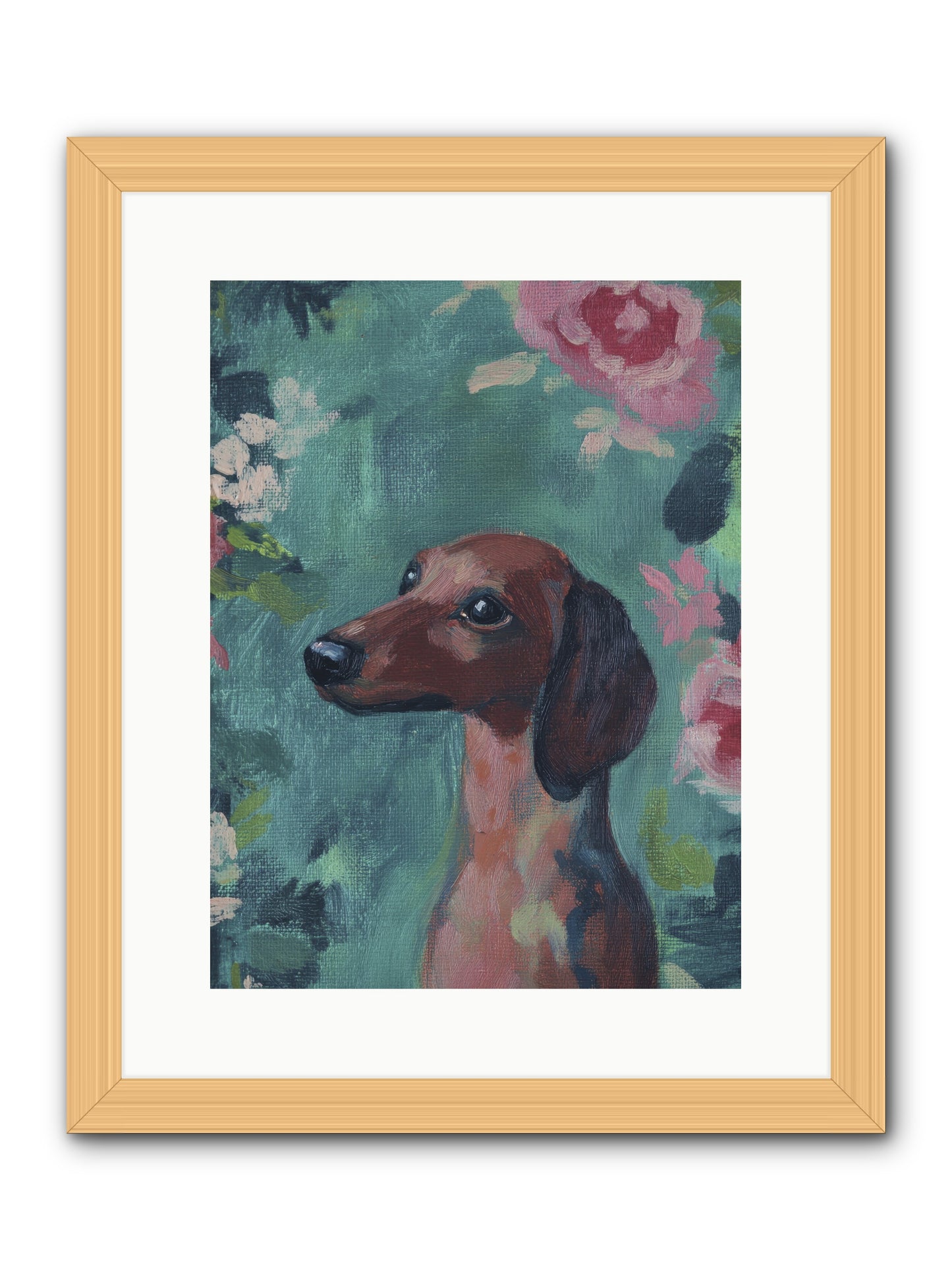 Biscotti -- Framed Print - Natural 12x16