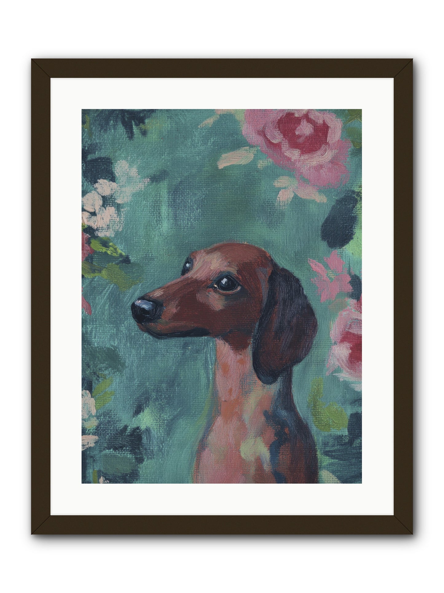 Biscotti -- Framed Print - Black 18x24