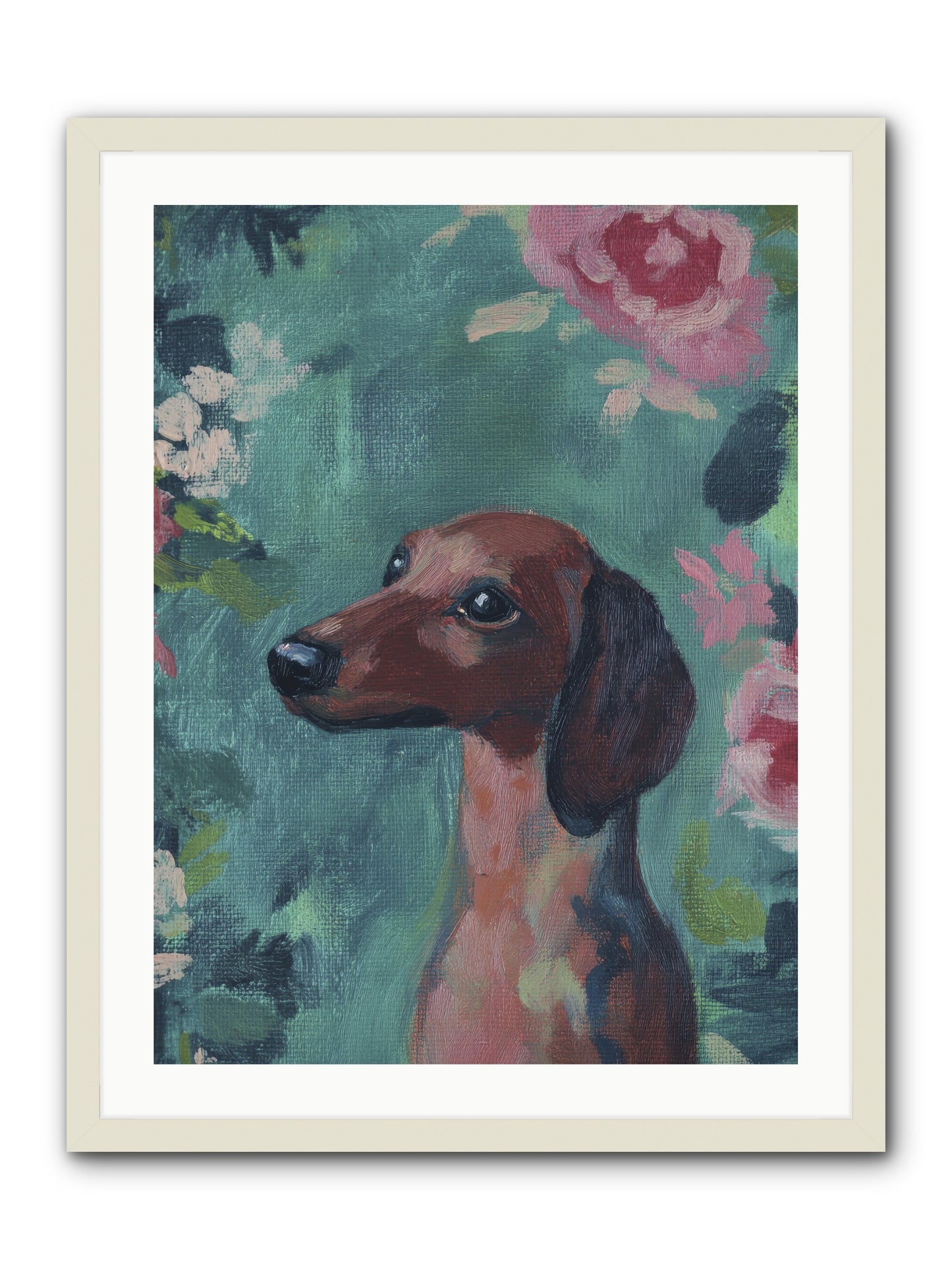 Biscotti -- Framed Print - White 24x32