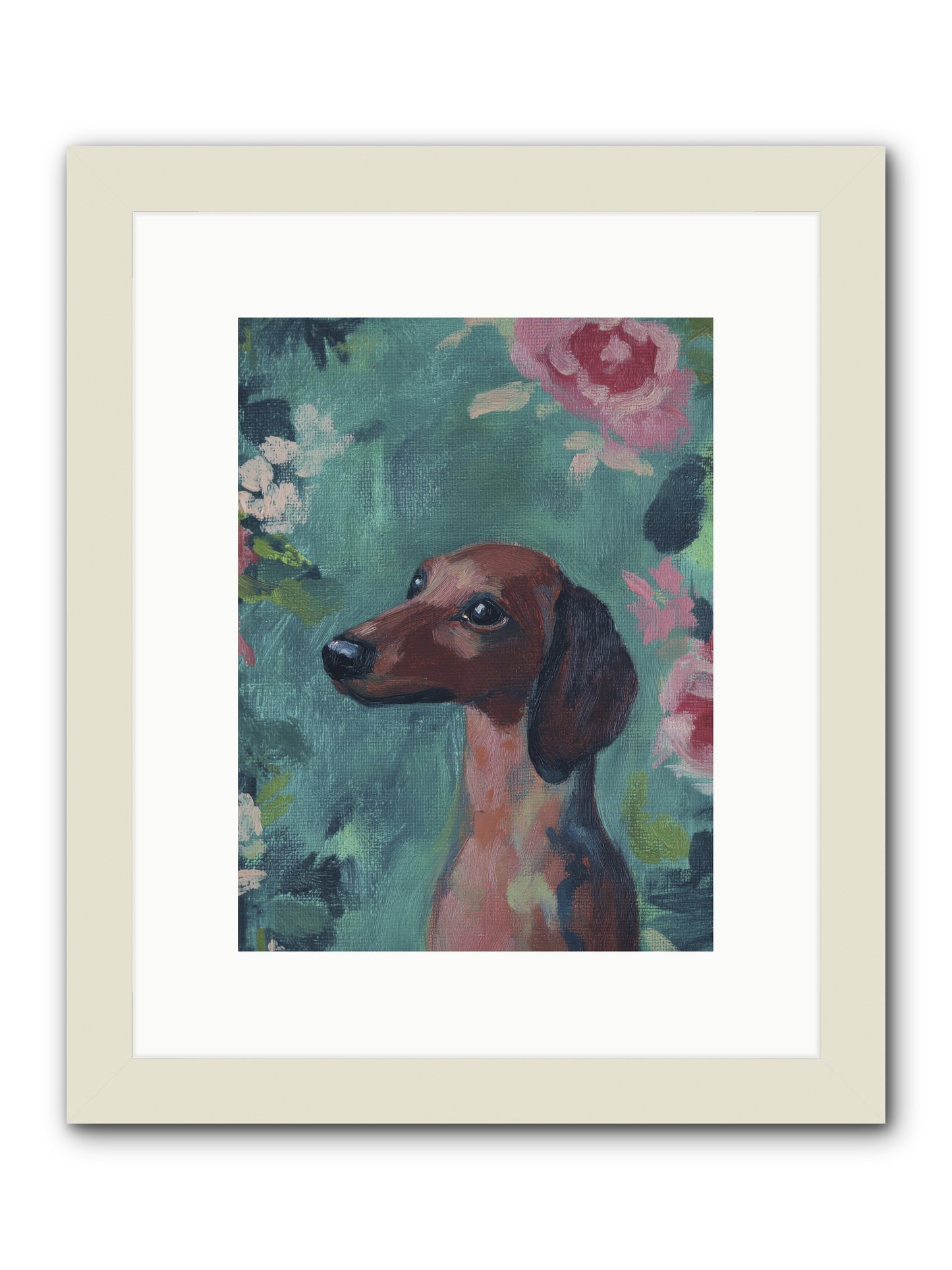 Biscotti -- Framed Print - White 9x12