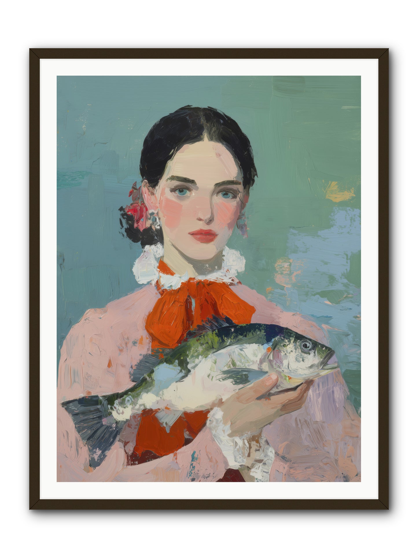 Bistro Goddess -- Framed Print - Black 36x48
