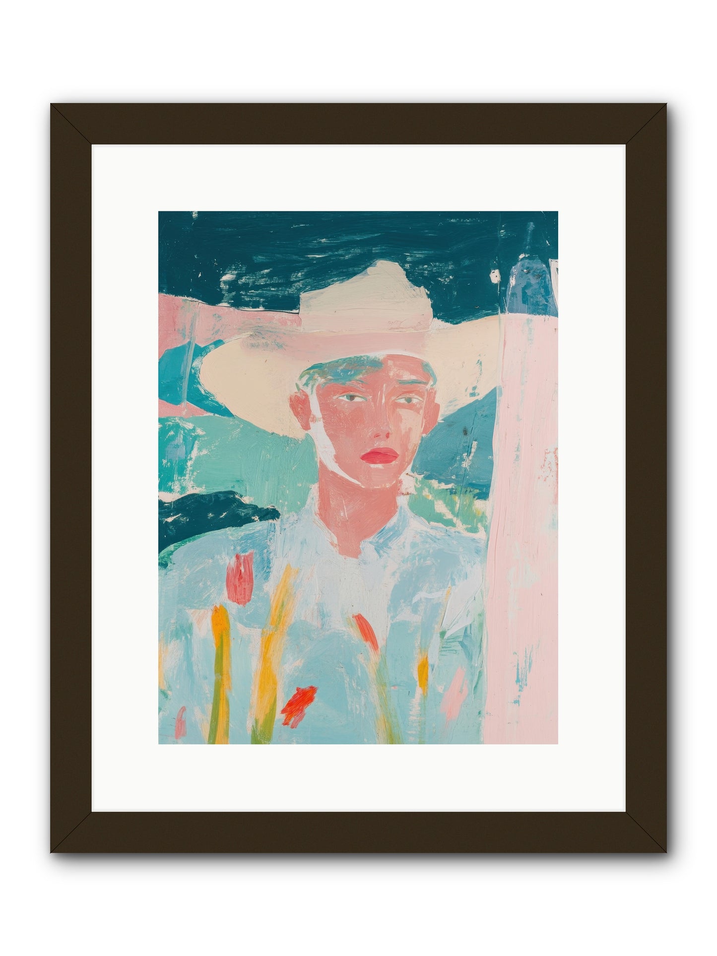 Bitterroot Valley -- Framed Print - Black 12x16