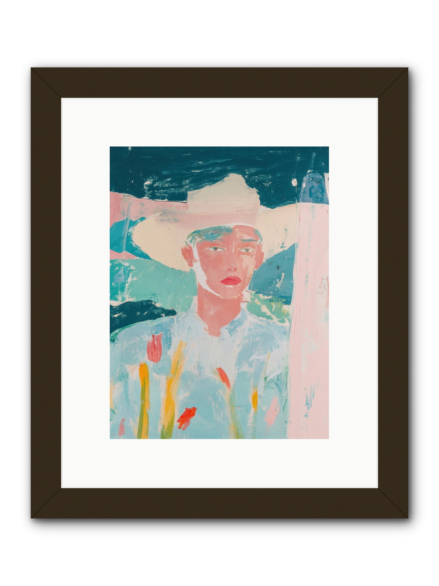 Bitterroot Valley -- Framed Print - Black 9x12