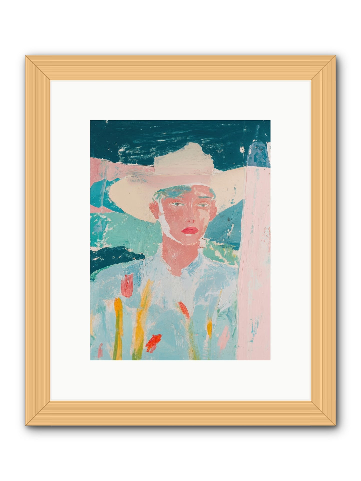 Bitterroot Valley -- Framed Print - Natural 9x12