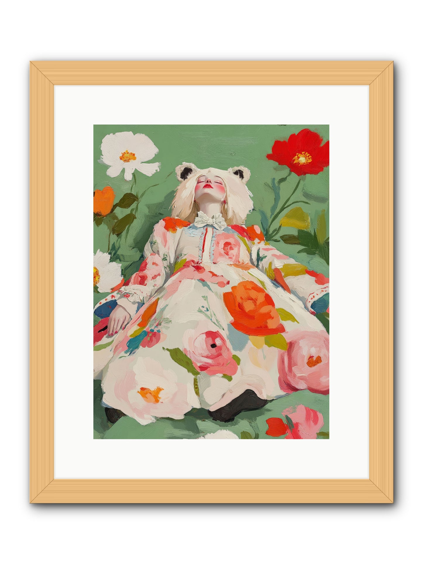 Black Forest TalesRez2 -- Framed Print - Natural 12x16