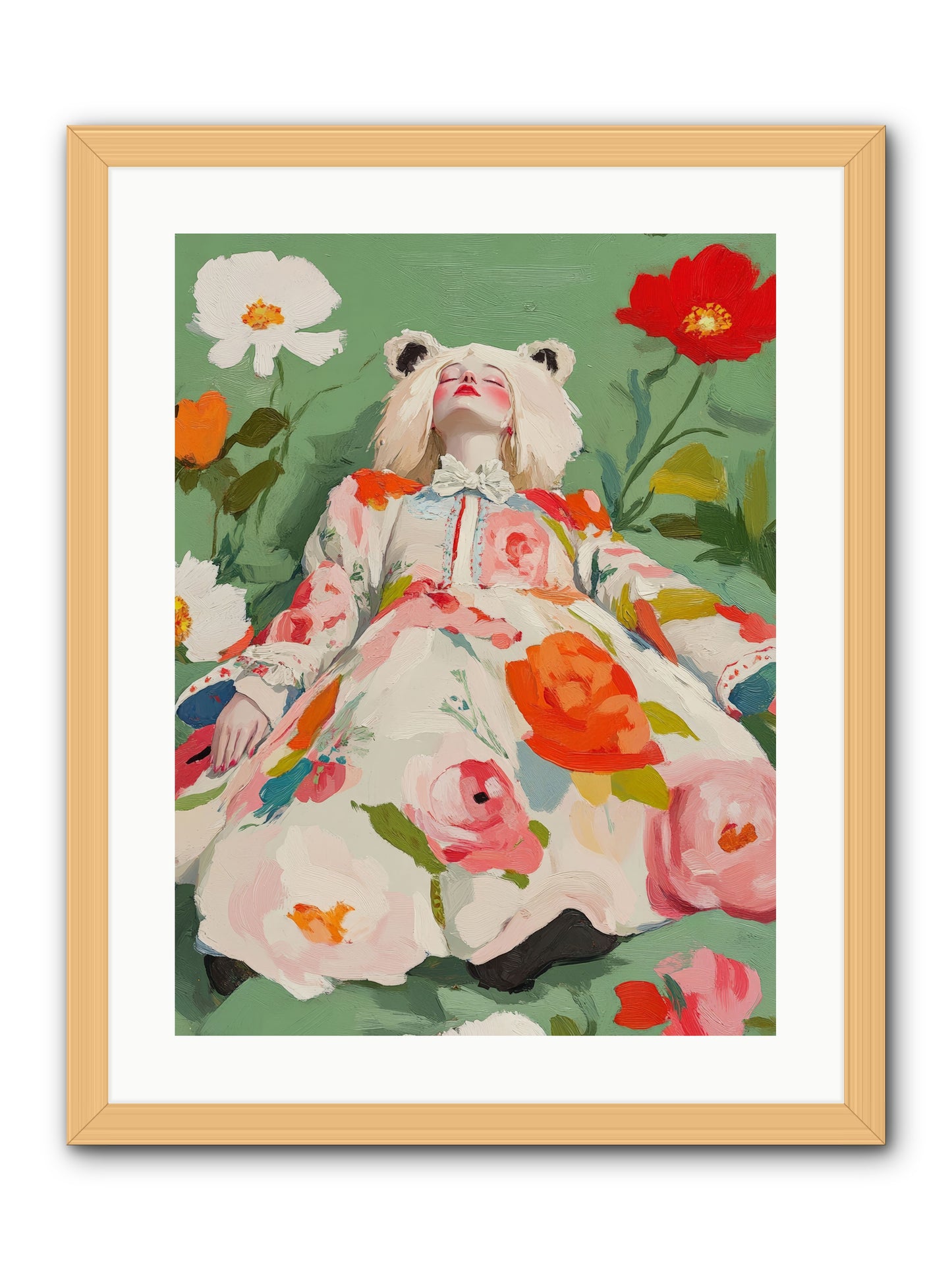 Black Forest TalesRez2 -- Framed Print - Natural 18x24