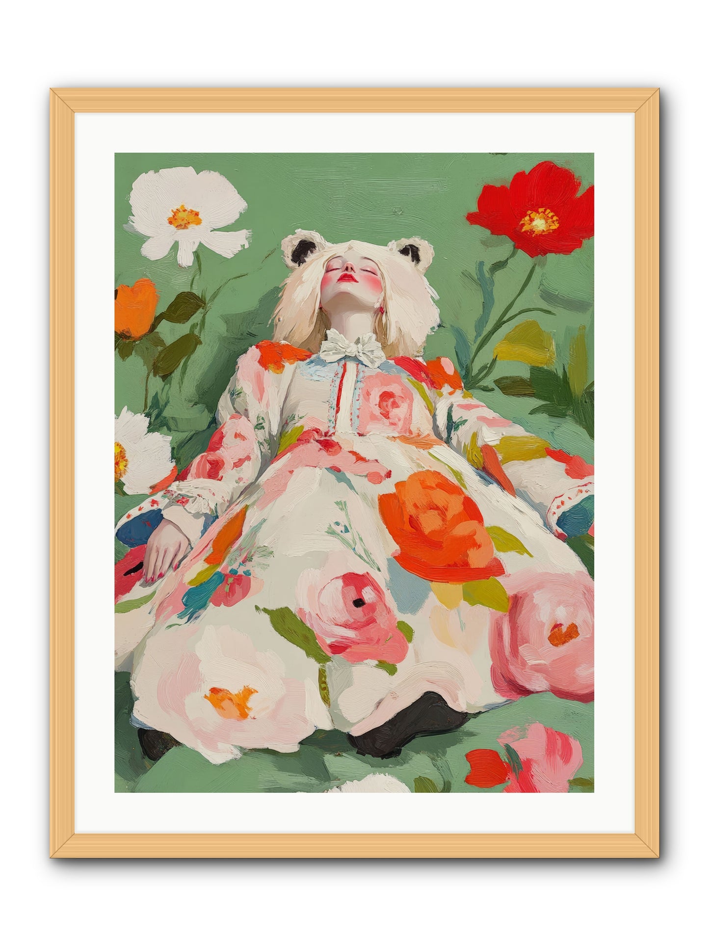 Black Forest TalesRez2 -- Framed Print - Natural 24x32