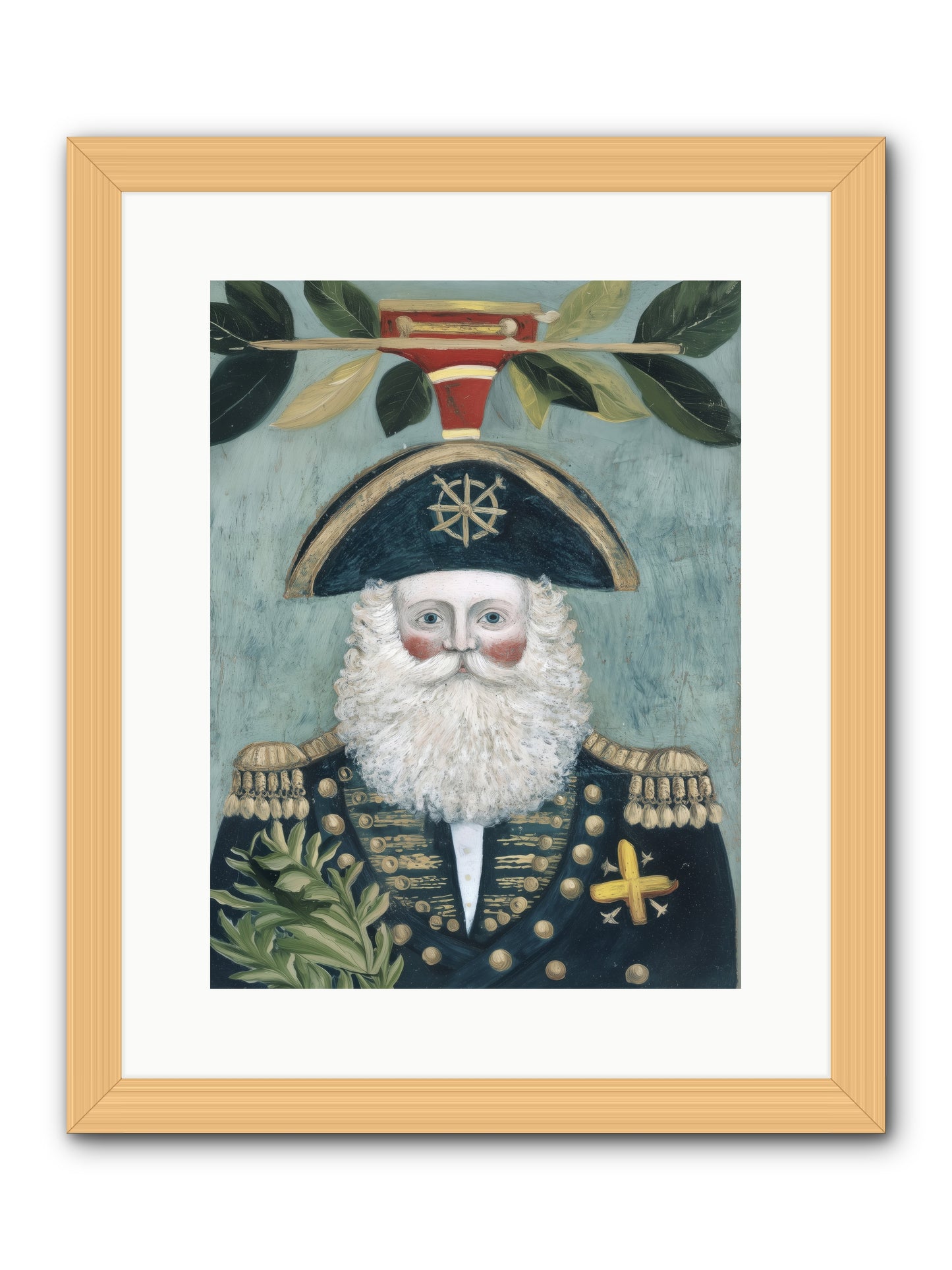 Blackwater Bill -- Framed Print - Natural 12x16
