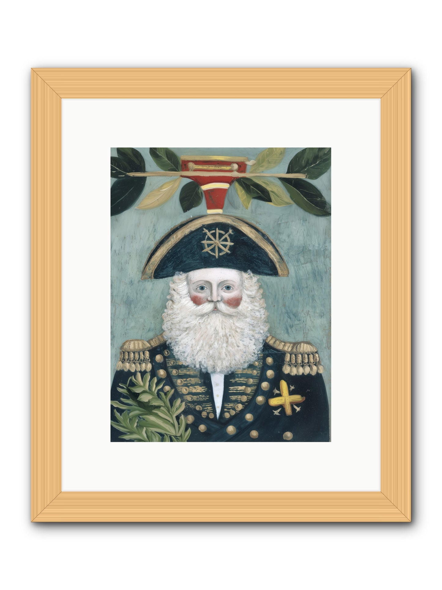 Blackwater Bill -- Framed Print - Natural 9x12