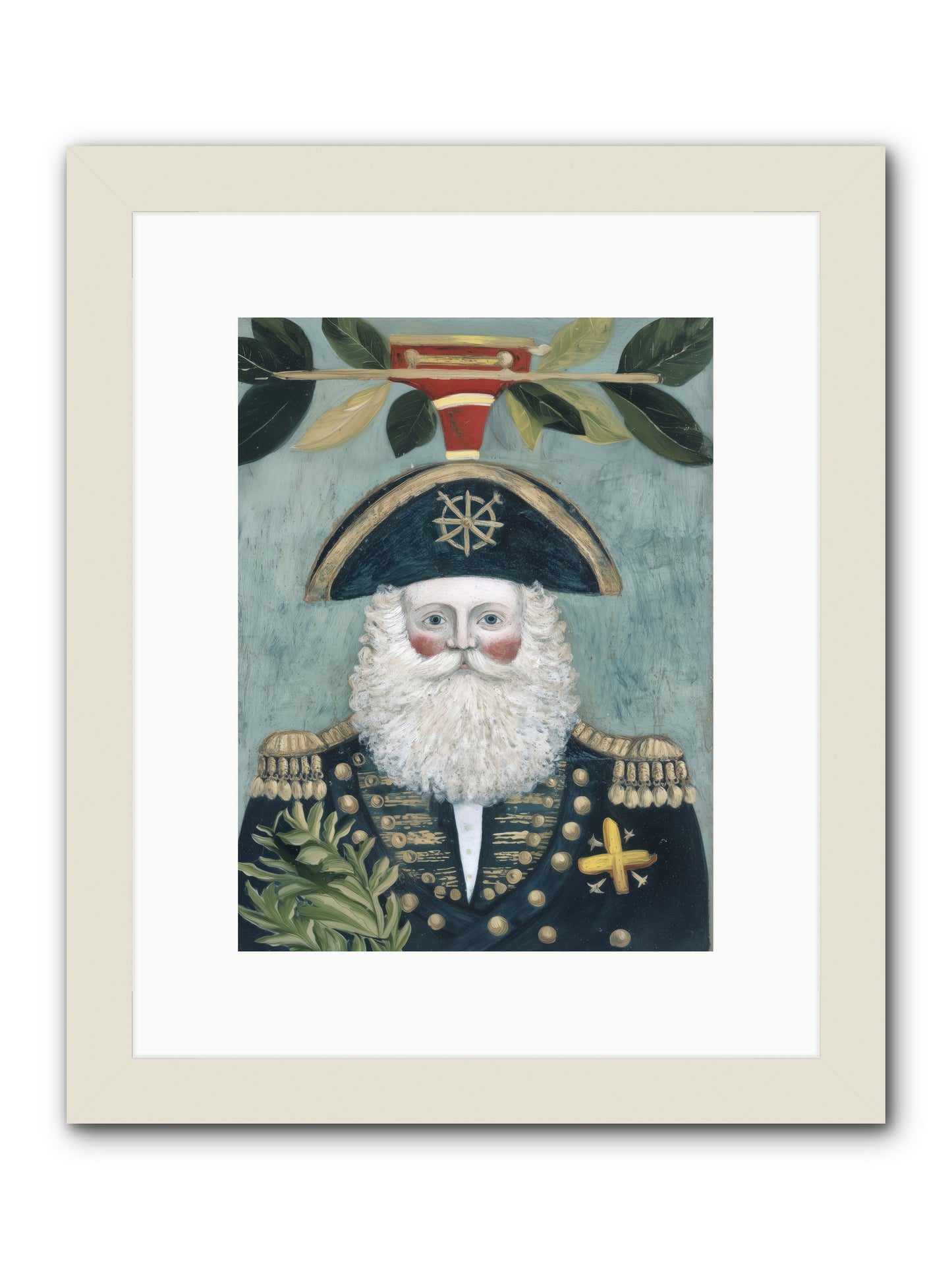 Blackwater Bill -- Framed Print - White 9x12