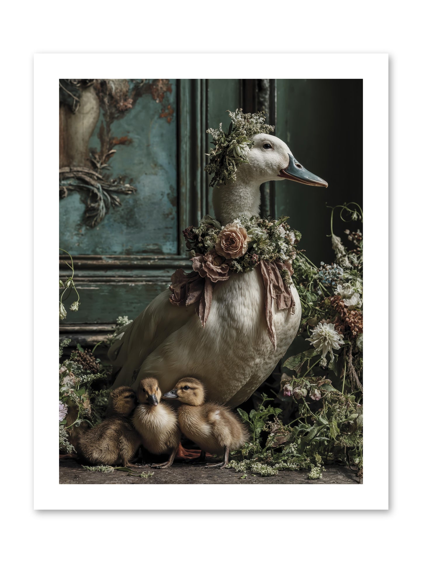Blanche -- Loose Canvas Print 12x16