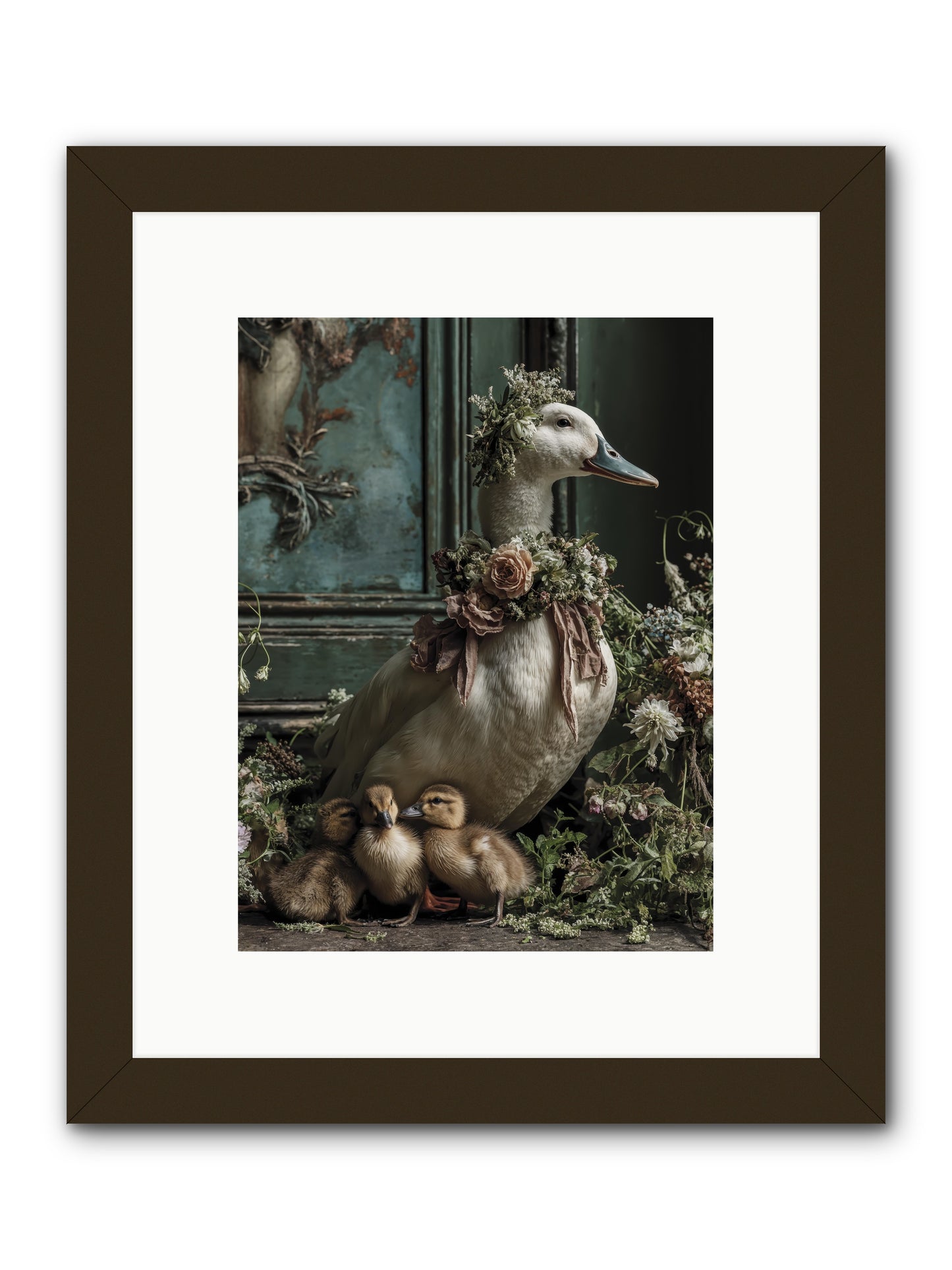 Blanche -- Framed Print - Black 9x12