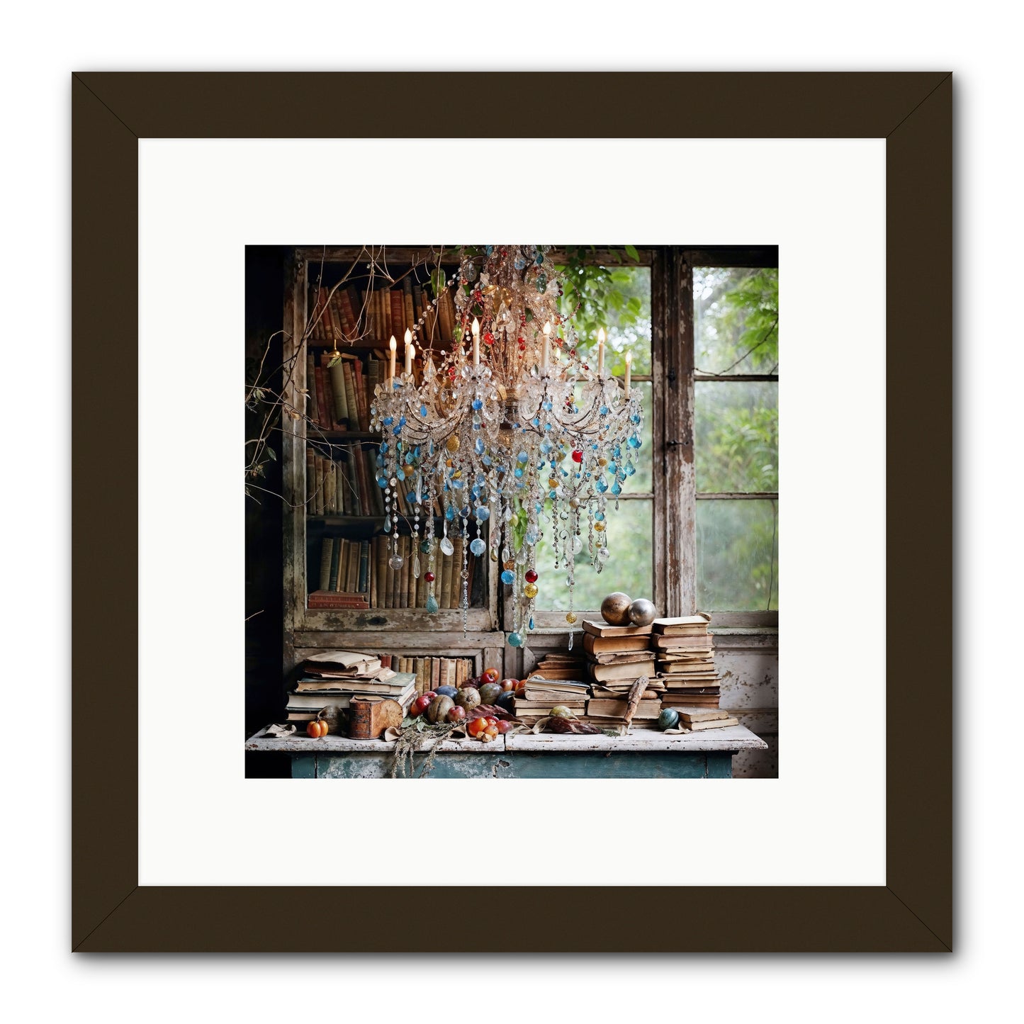 Blessings Find Me -- Framed Print - Black 10x10