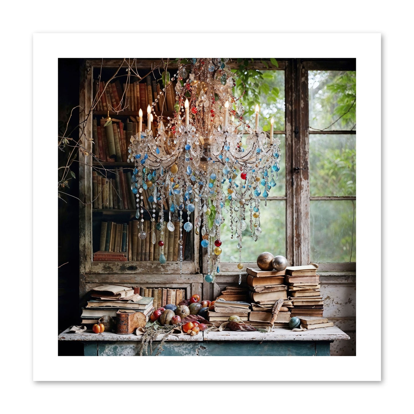 Blessings Find Me -- Loose Canvas Print 12x12