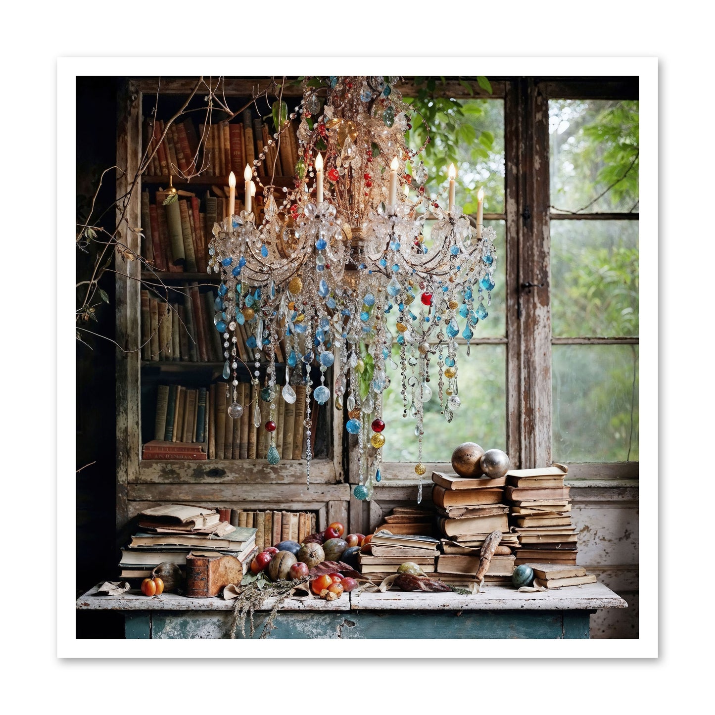 Blessings Find Me -- Loose Canvas Print 30x30