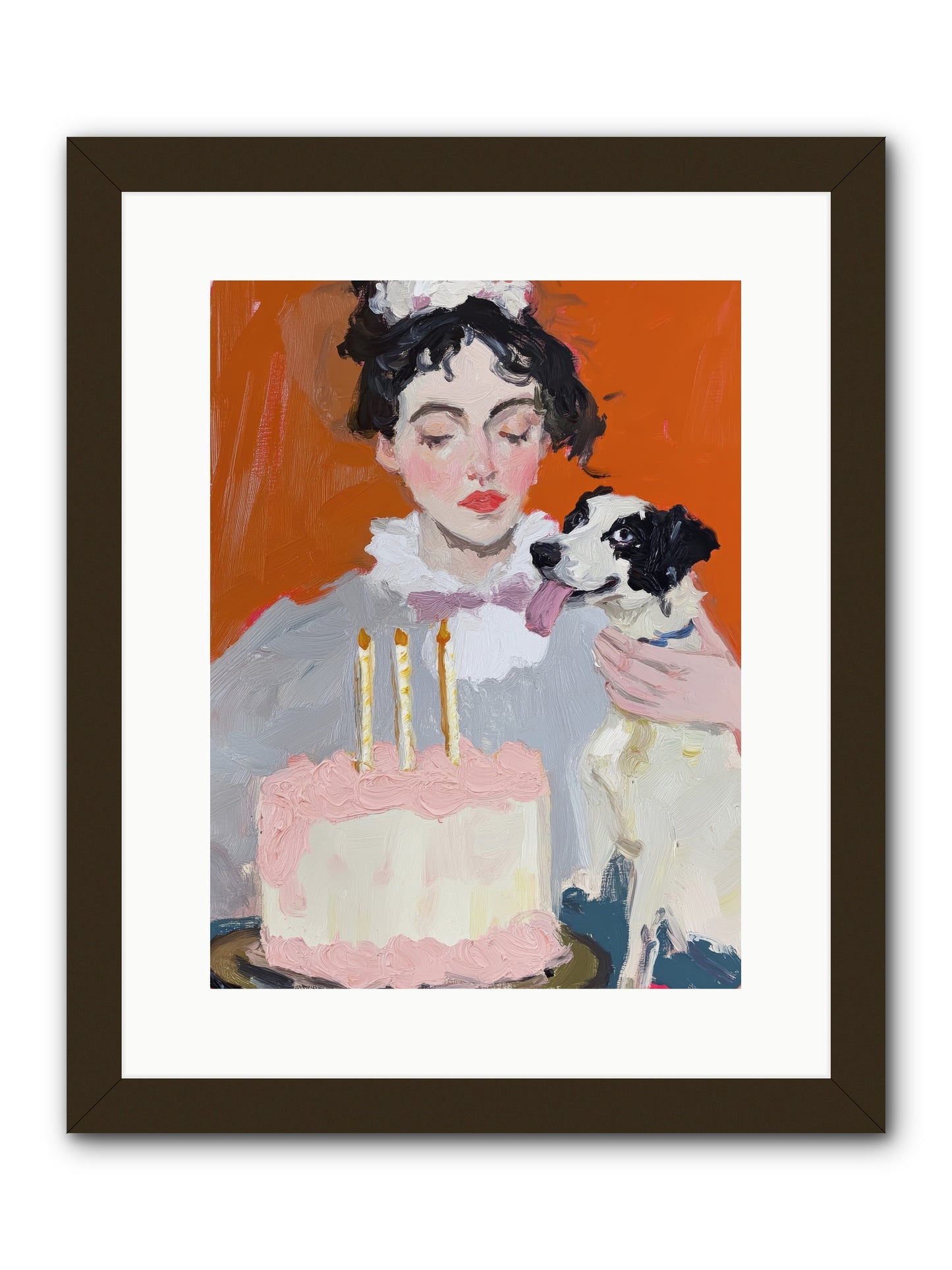 Bliss Wears Our Names -- Framed Print - Black 12x16
