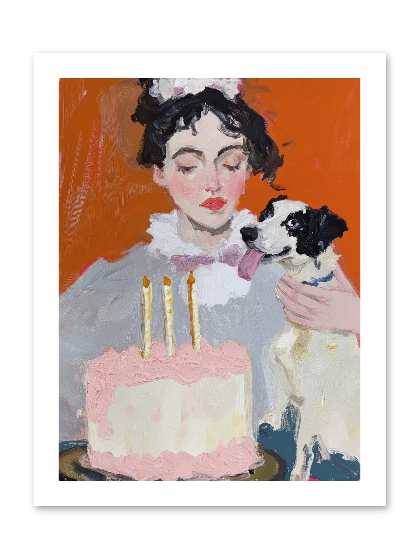 Bliss Wears Our Names -- Loose Canvas Print 12x16