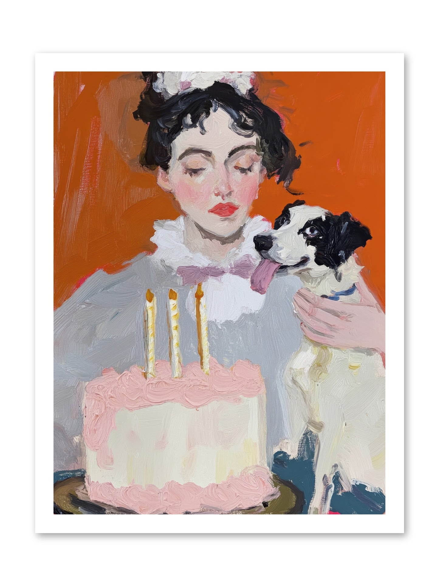 Bliss Wears Our Names -- Loose Canvas Print 18x24