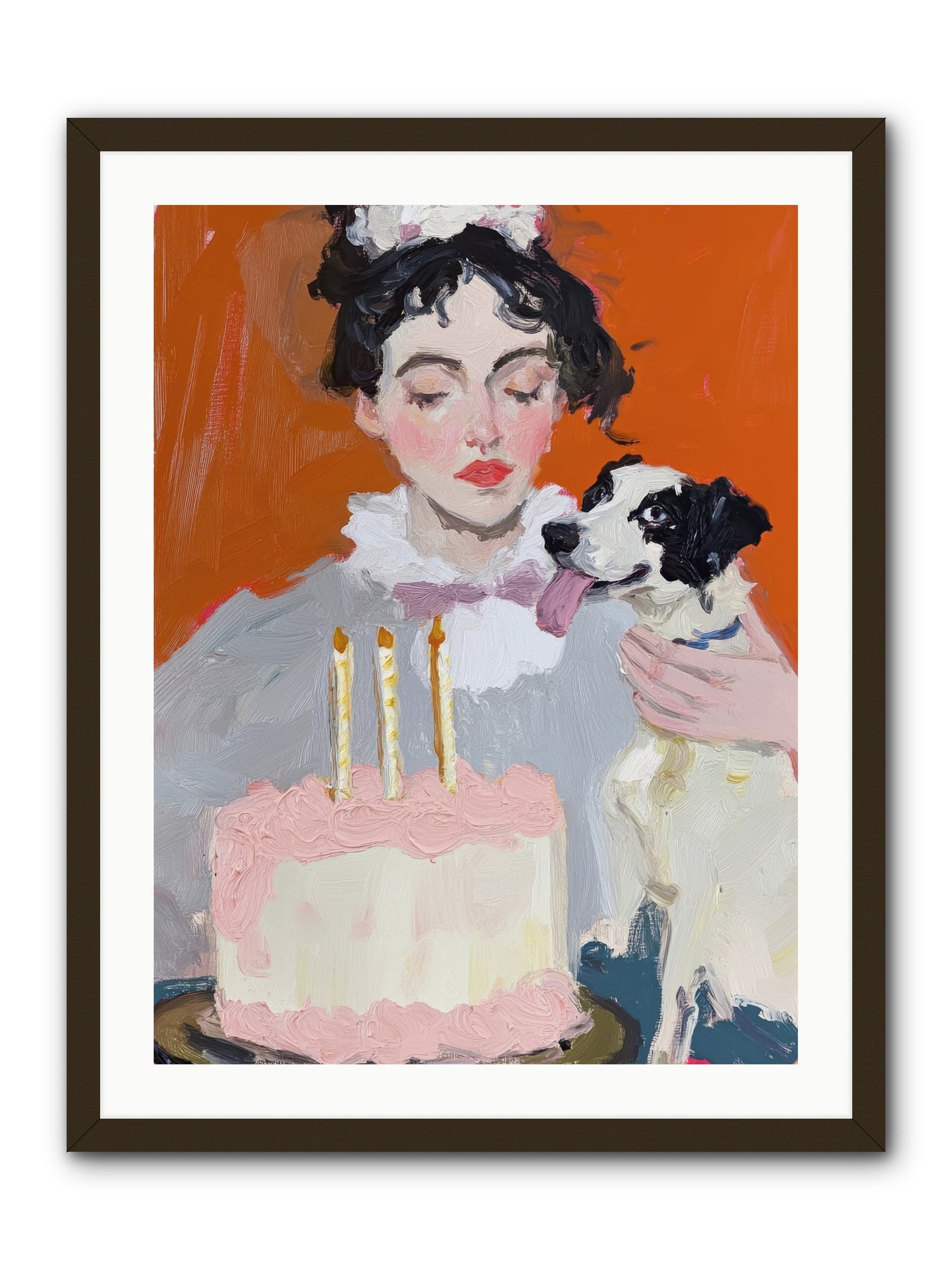Bliss Wears Our Names -- Framed Print - Black 24x32