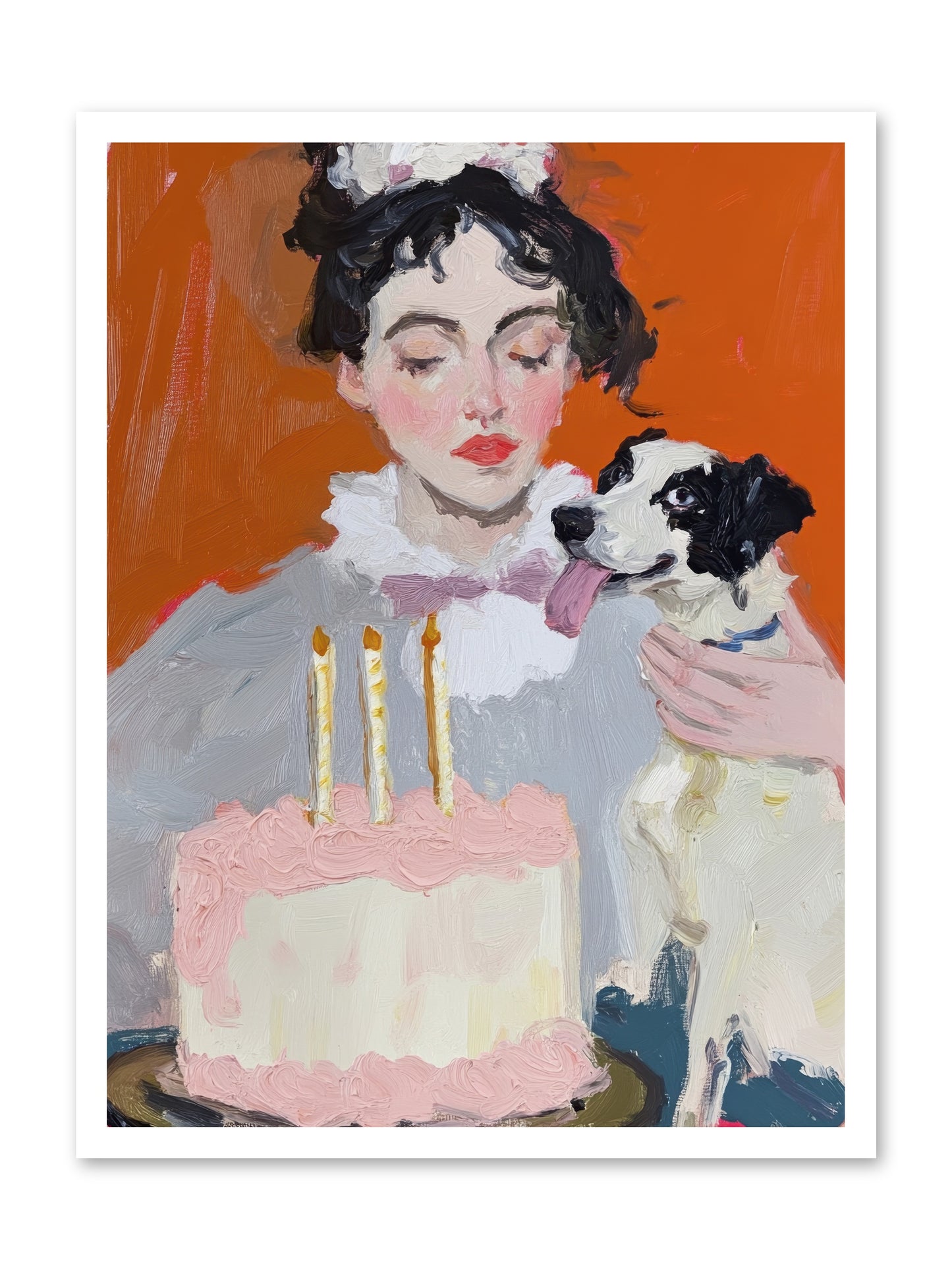 Bliss Wears Our Names -- Loose Canvas Print 24x32