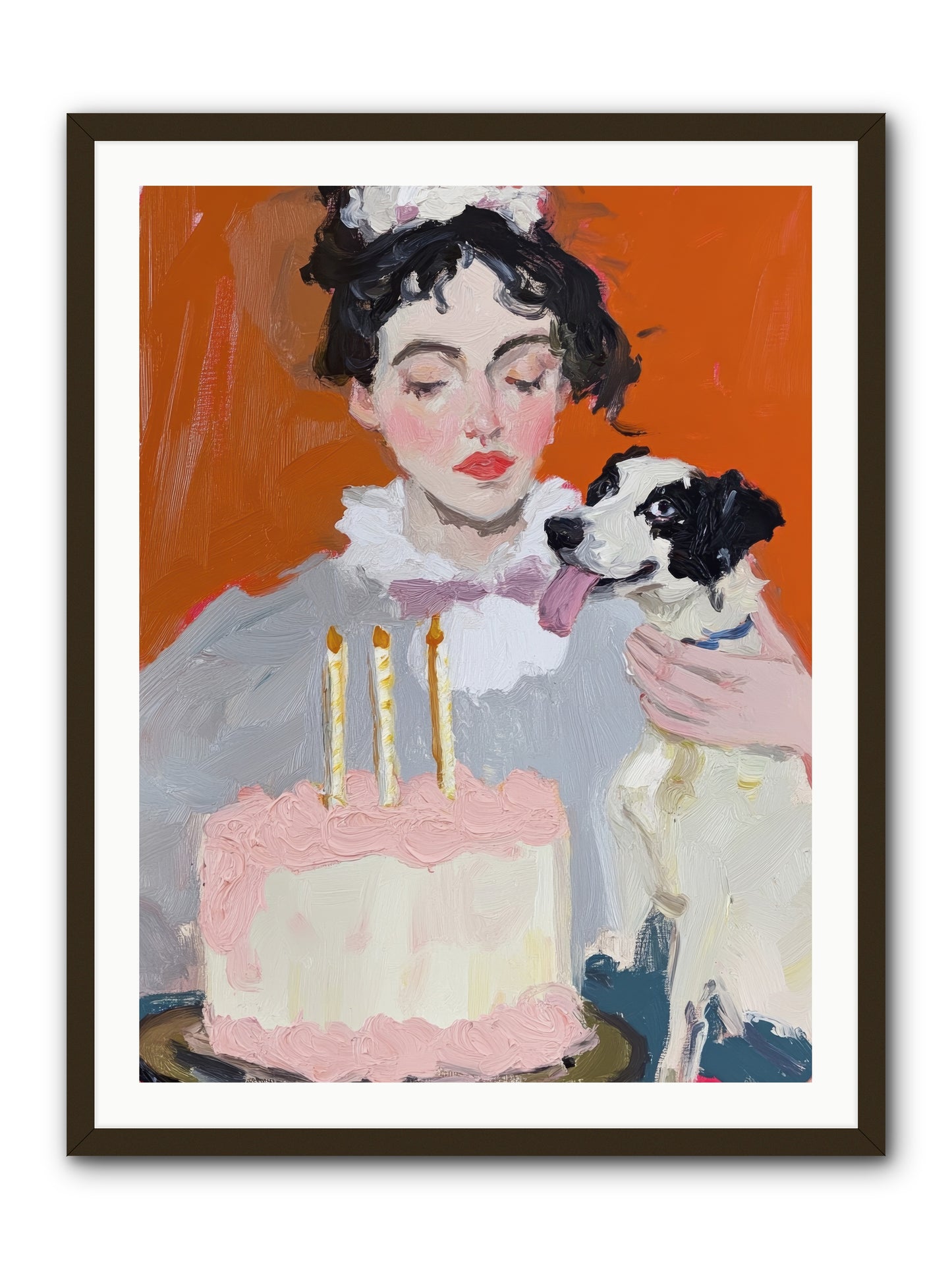 Bliss Wears Our Names -- Framed Print - Black 30x40
