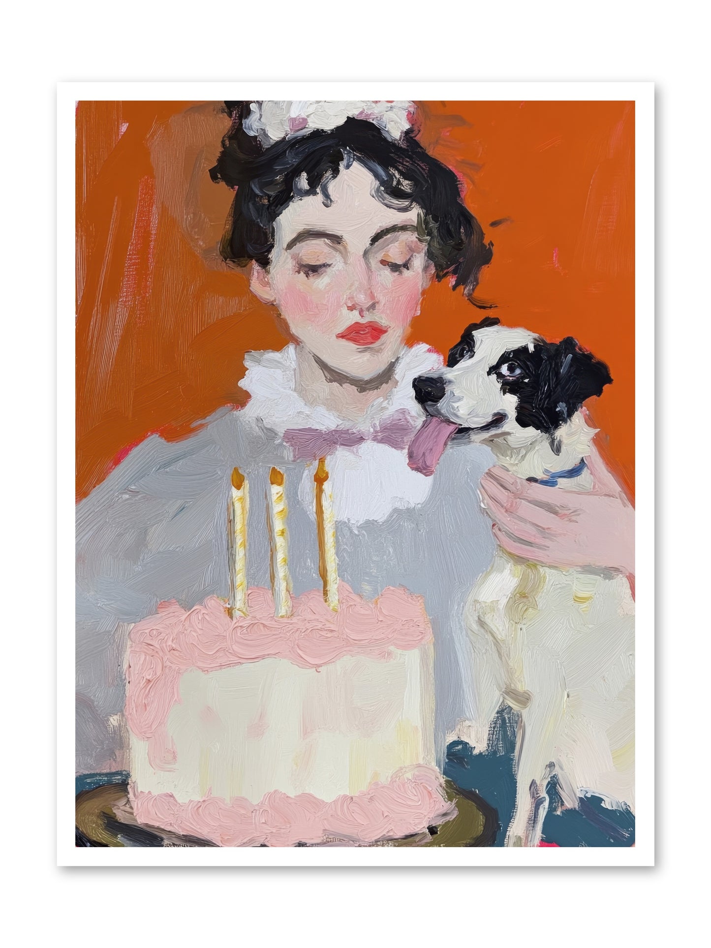 Bliss Wears Our Names -- Loose Canvas Print 30x40