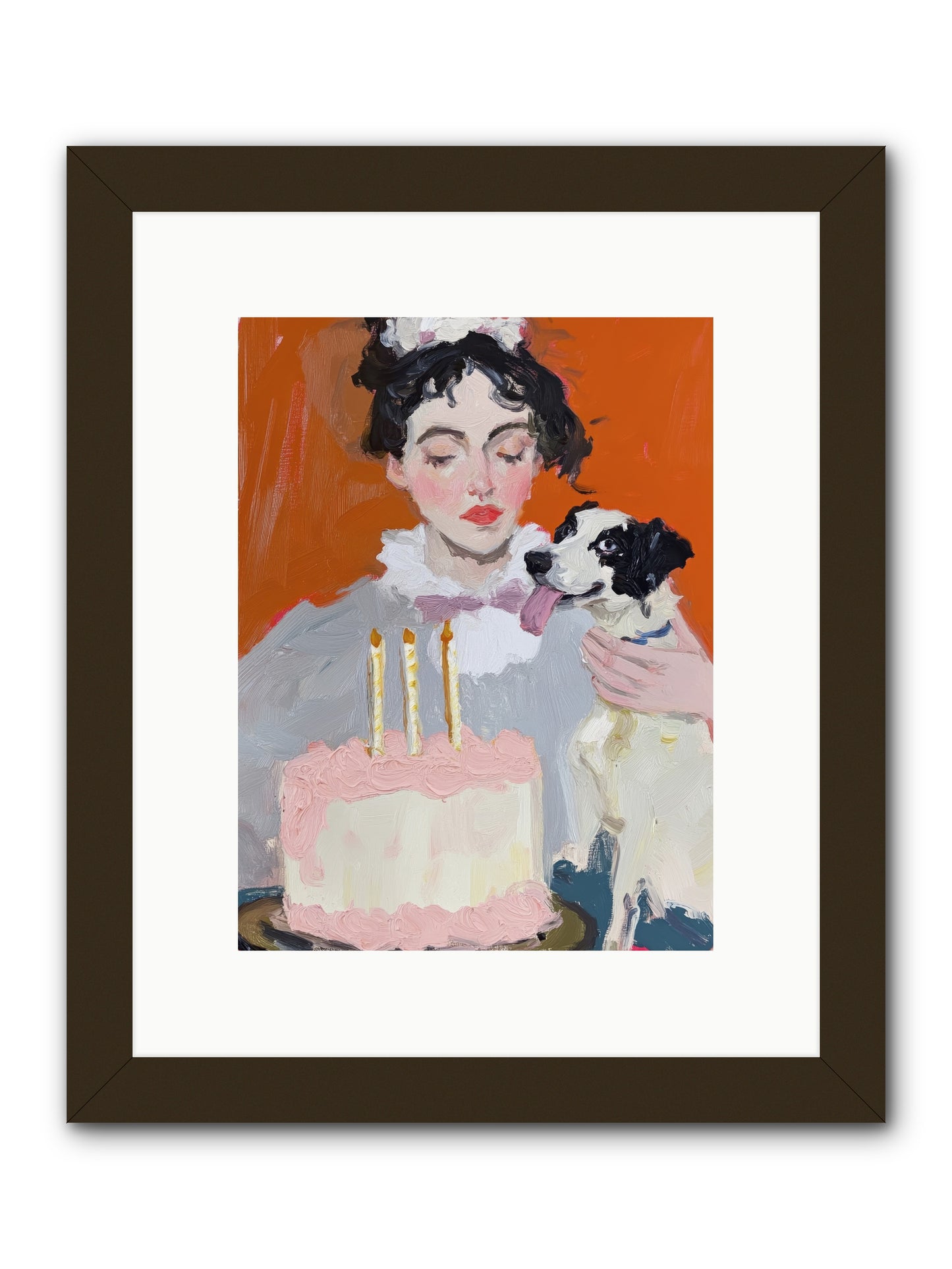 Bliss Wears Our Names -- Framed Print - Black 9x12