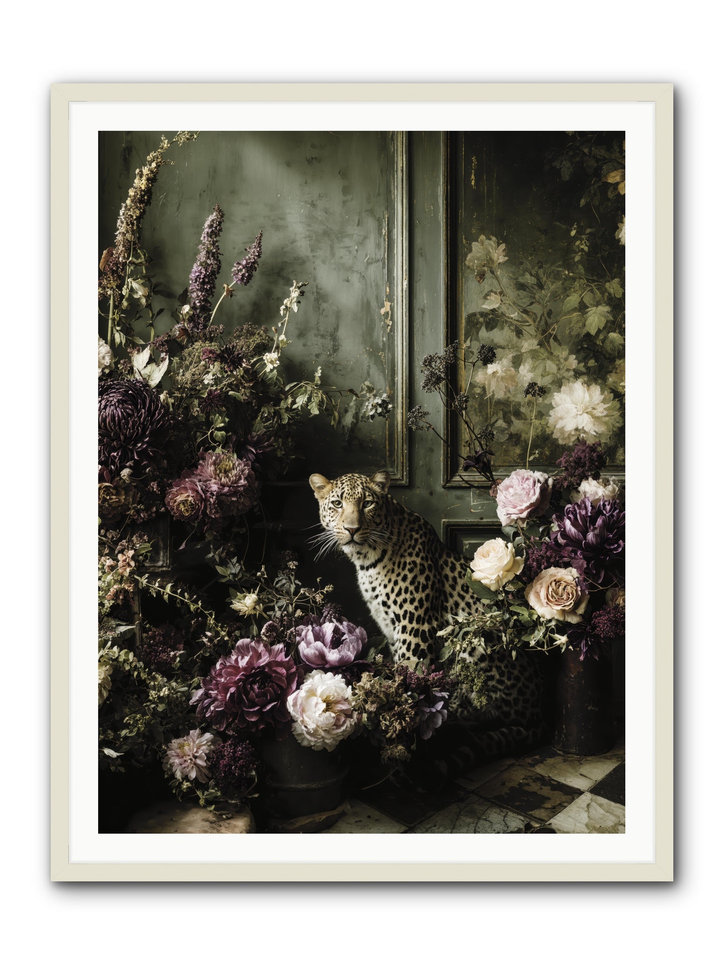 Bliss in Full Bloom -- Framed Print - White 36x48
