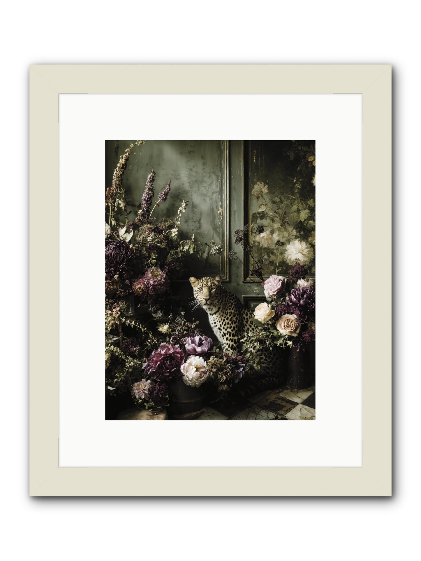 Bliss in Full Bloom -- Framed Print - White 9x12
