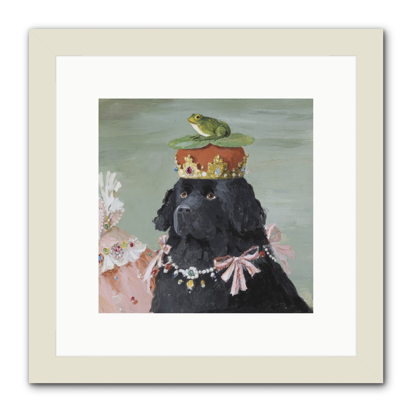 Blissful Conjurings -- Framed Print - White 10x10