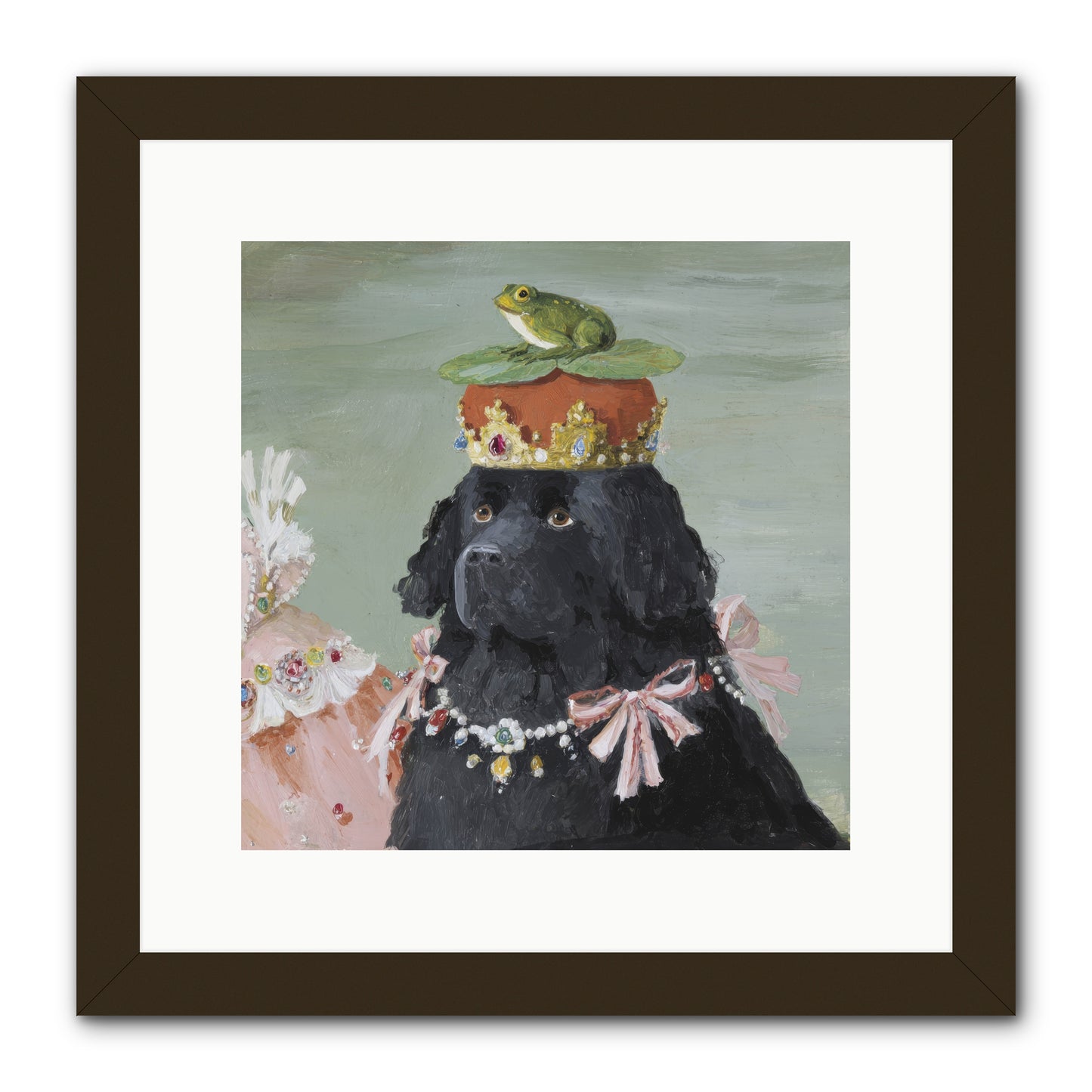 Blissful Conjurings -- Framed Print - Black 12x12