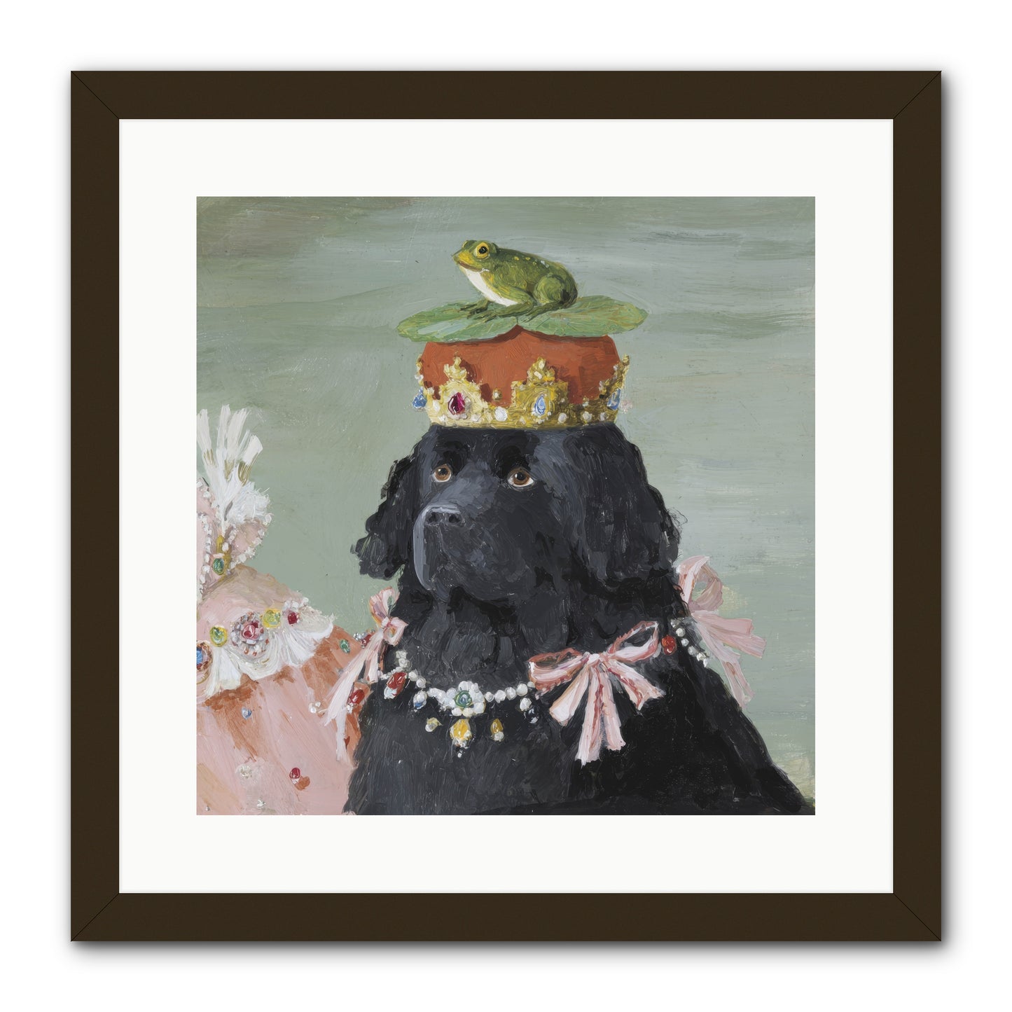 Blissful Conjurings -- Framed Print - Black 16x16