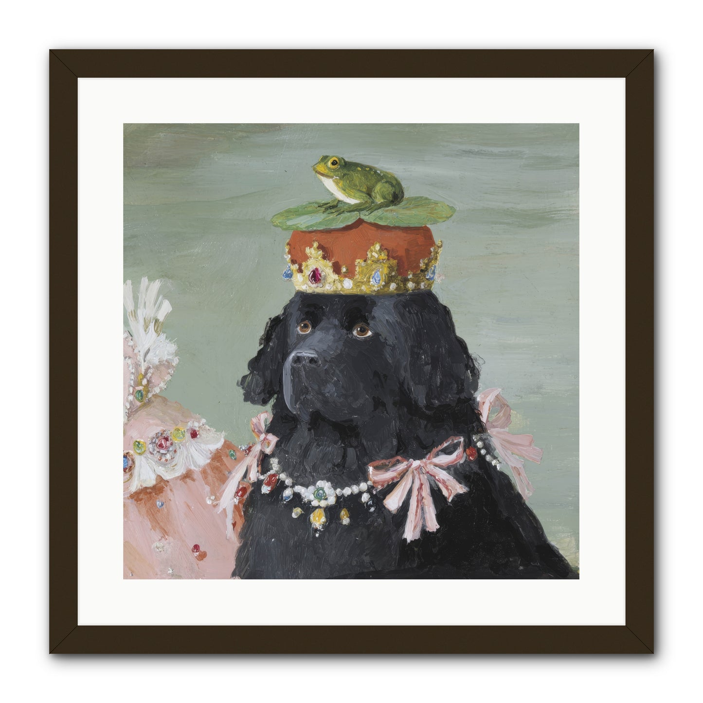 Blissful Conjurings -- Framed Print - Black 20x20
