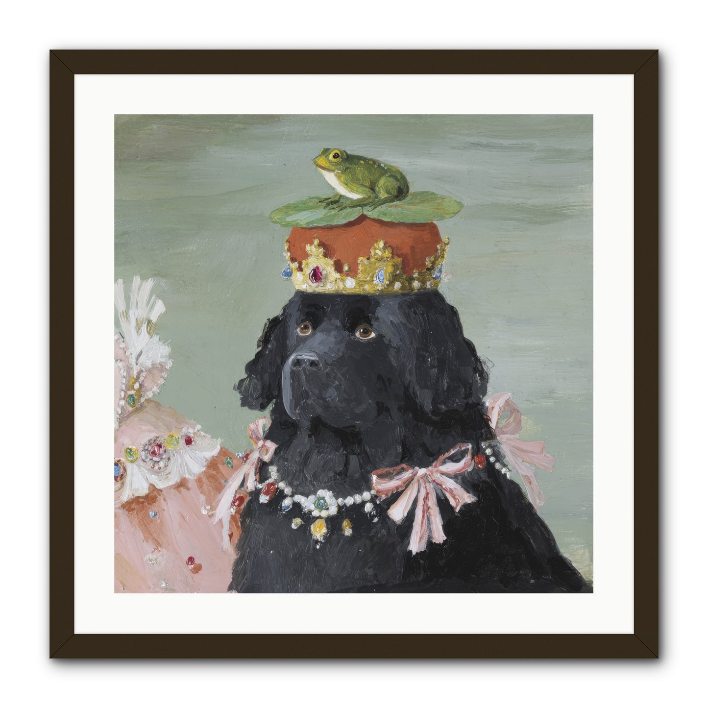 Blissful Conjurings -- Framed Print - Black 24x24