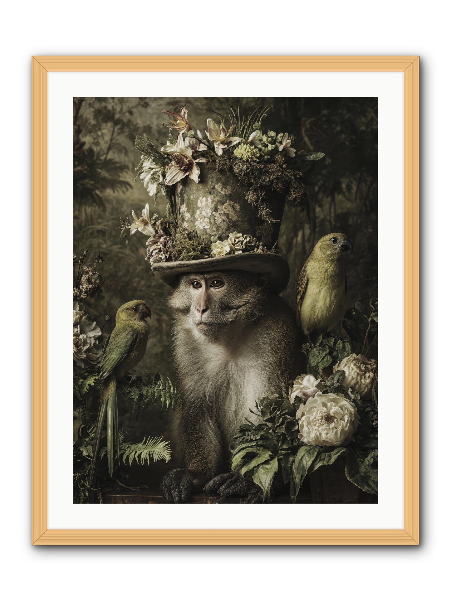 Blisswork -- Framed Print - Natural 24x32