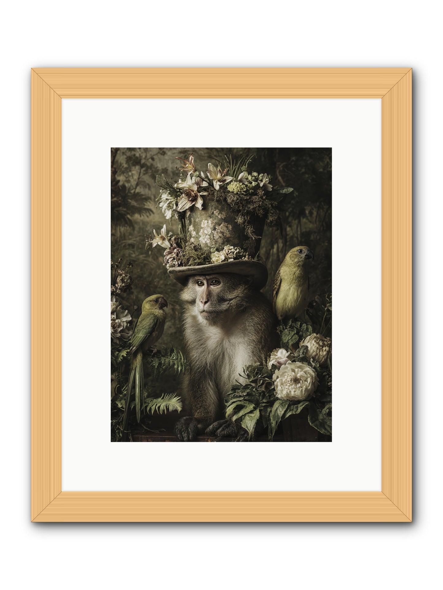 Blisswork -- Framed Print - Natural 9x12