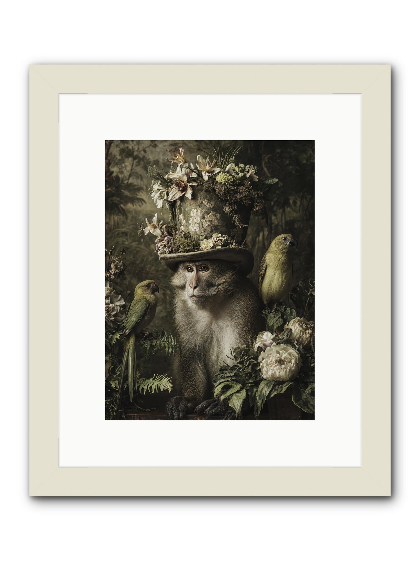 Blisswork -- Framed Print - White 9x12
