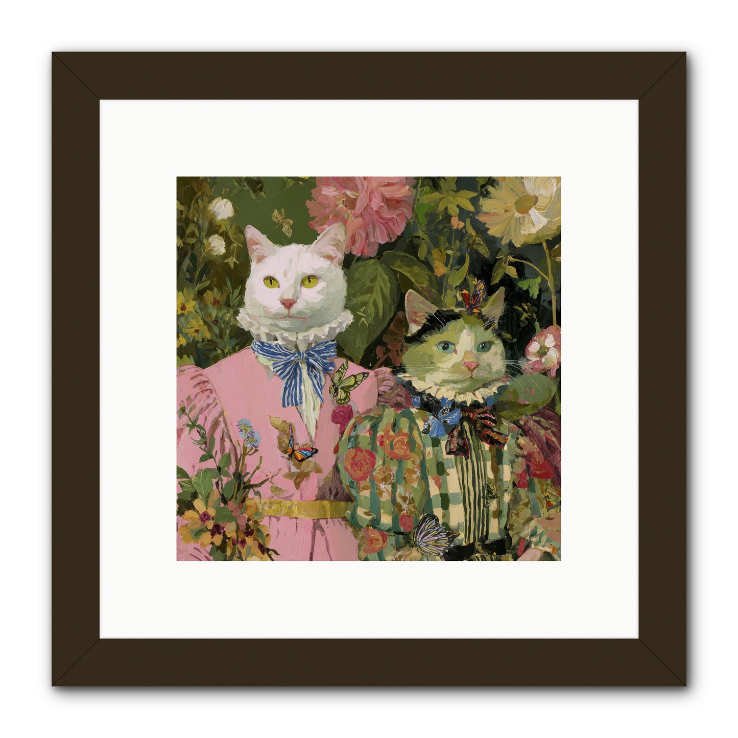 Bloom Fade -- Framed Print - Black 10x10