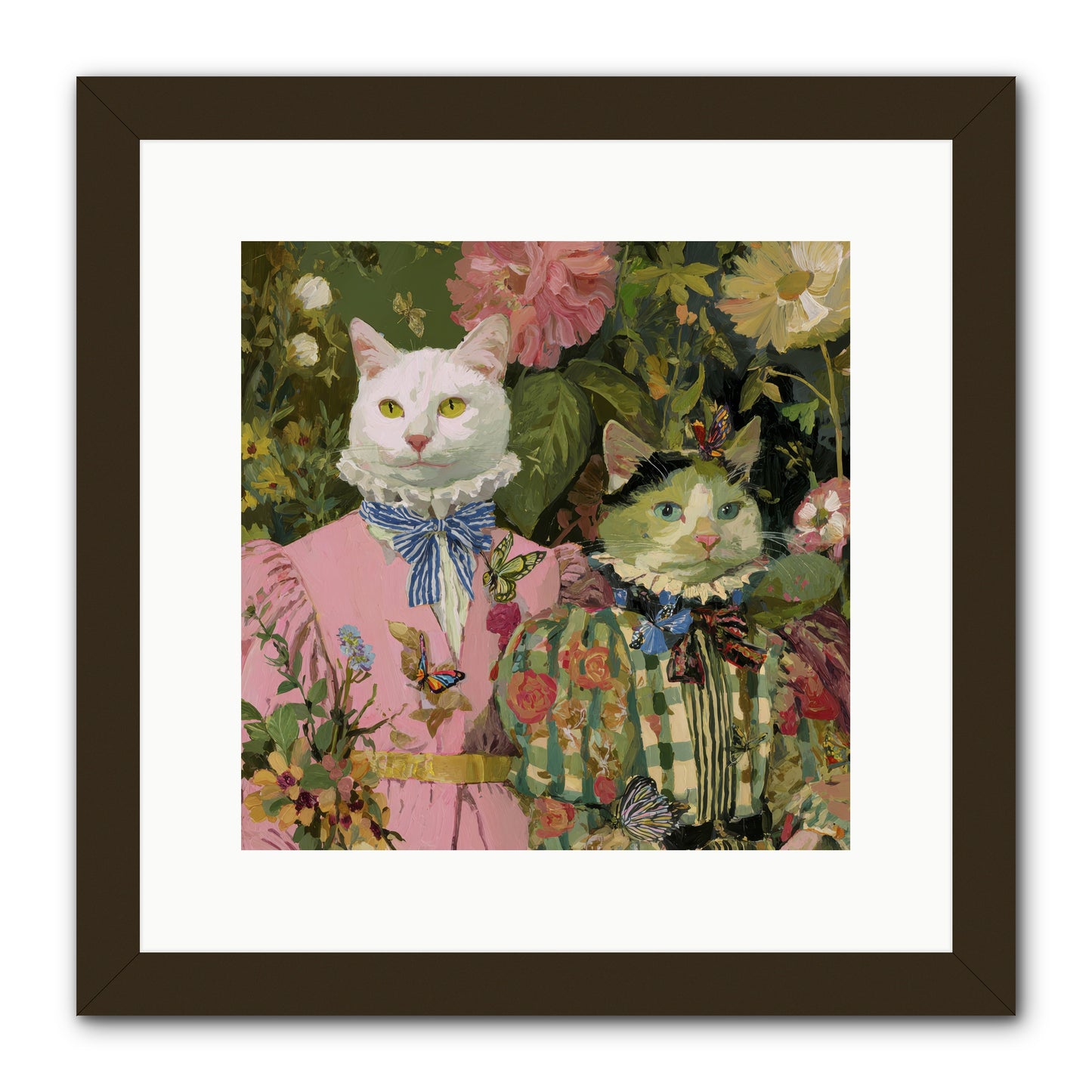Bloom Fade -- Framed Print - Black 12x12