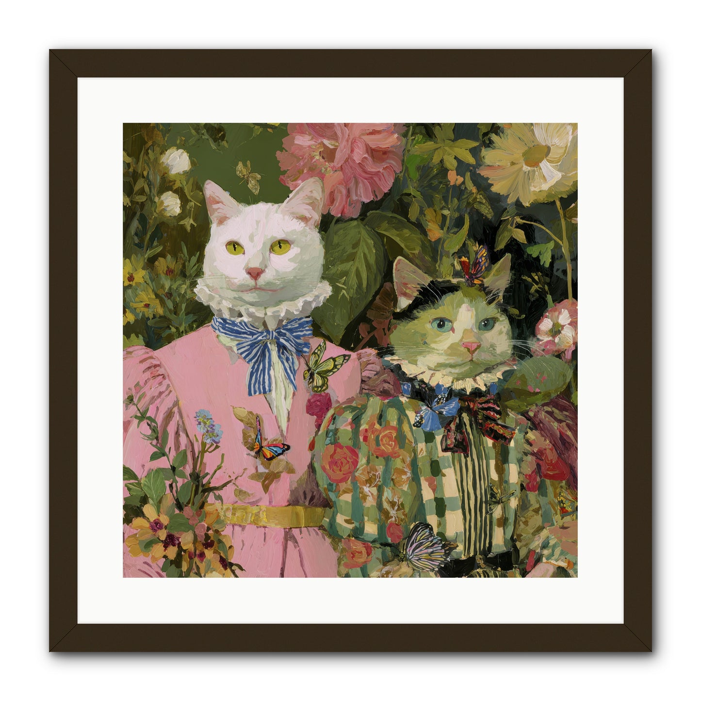 Bloom Fade -- Framed Print - Black 20x20