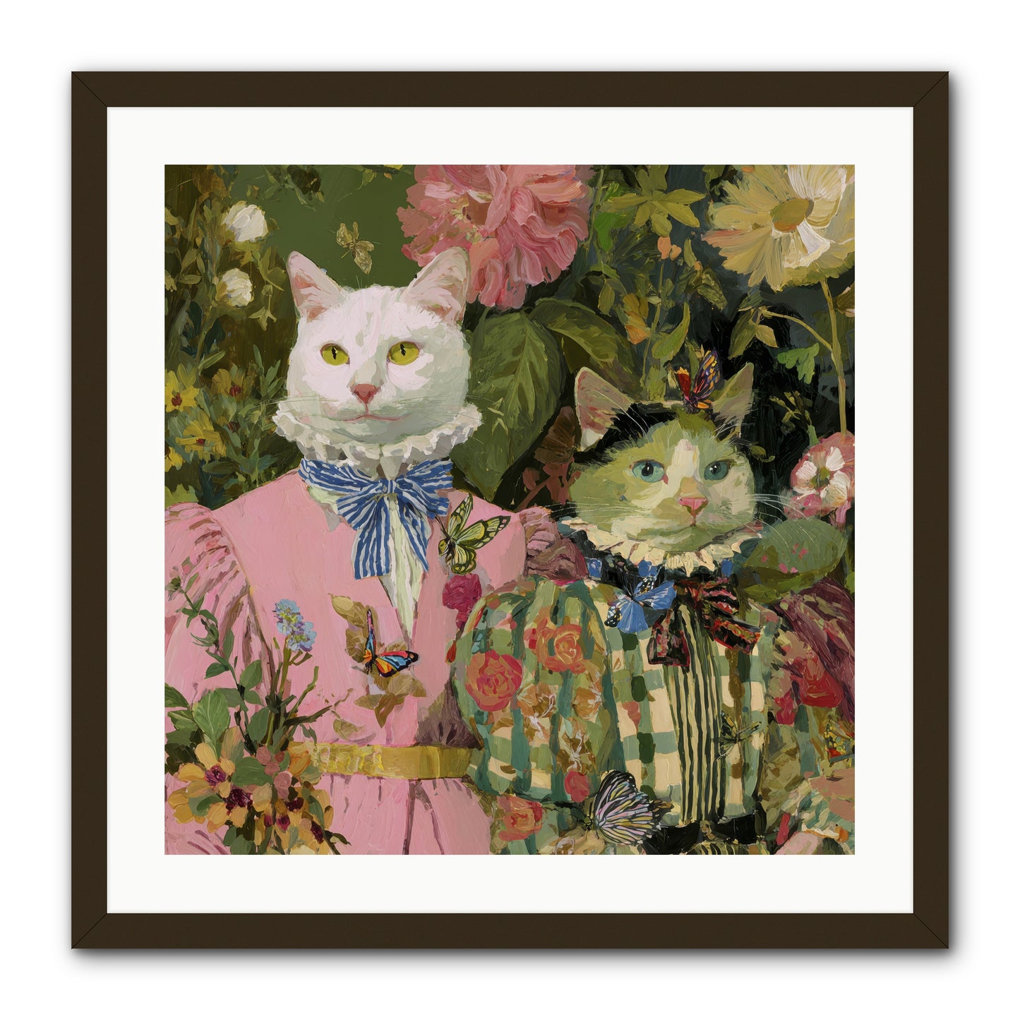 Bloom Fade -- Framed Print - Black 24x24