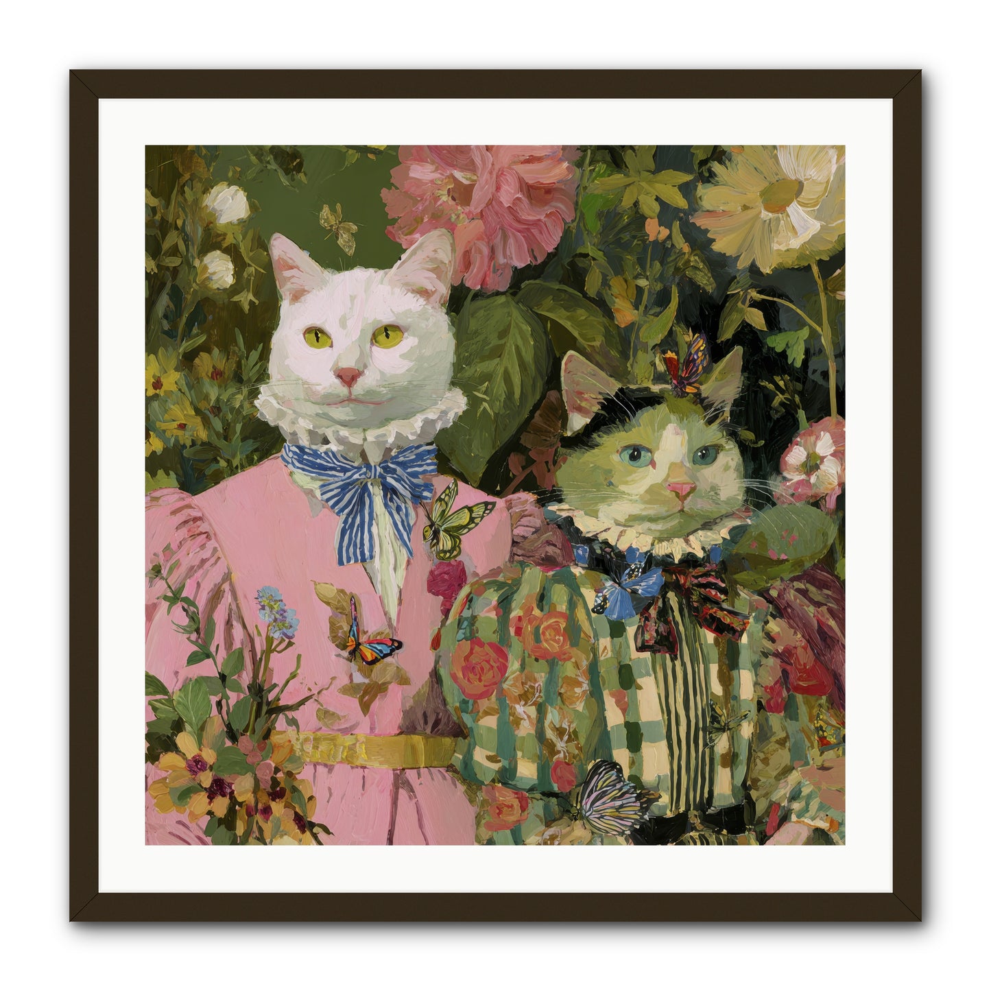 Bloom Fade -- Framed Print - Black 30x30